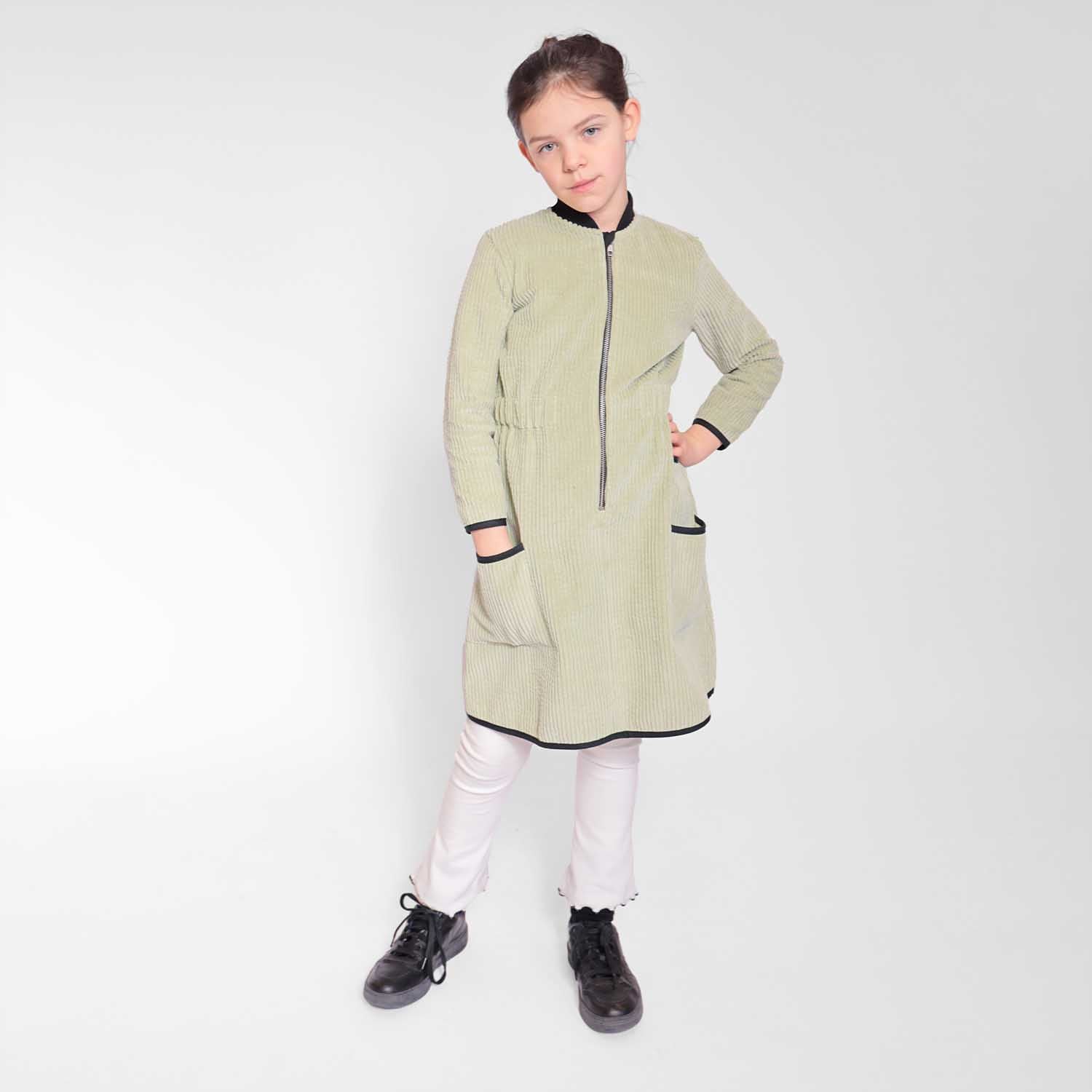 White Flare Leggings-1