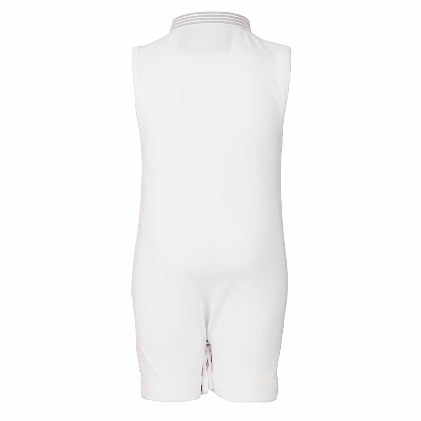Baby Playsuit in White-3