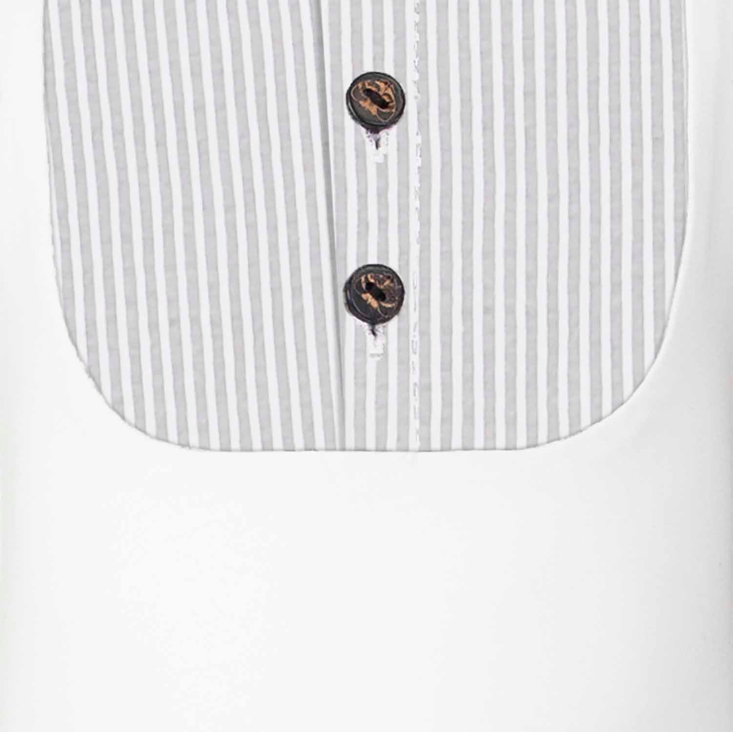 Baby Playsuit in White-2