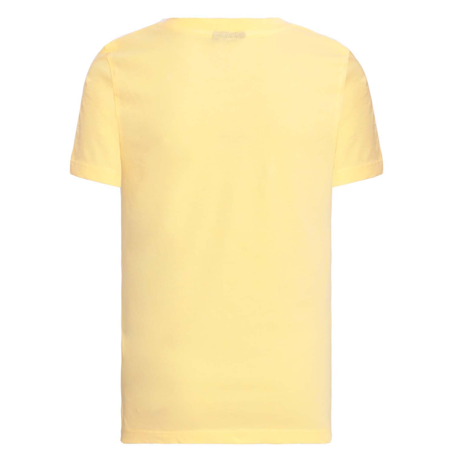 Kids T Shirt in Yellow with Embroidery-3