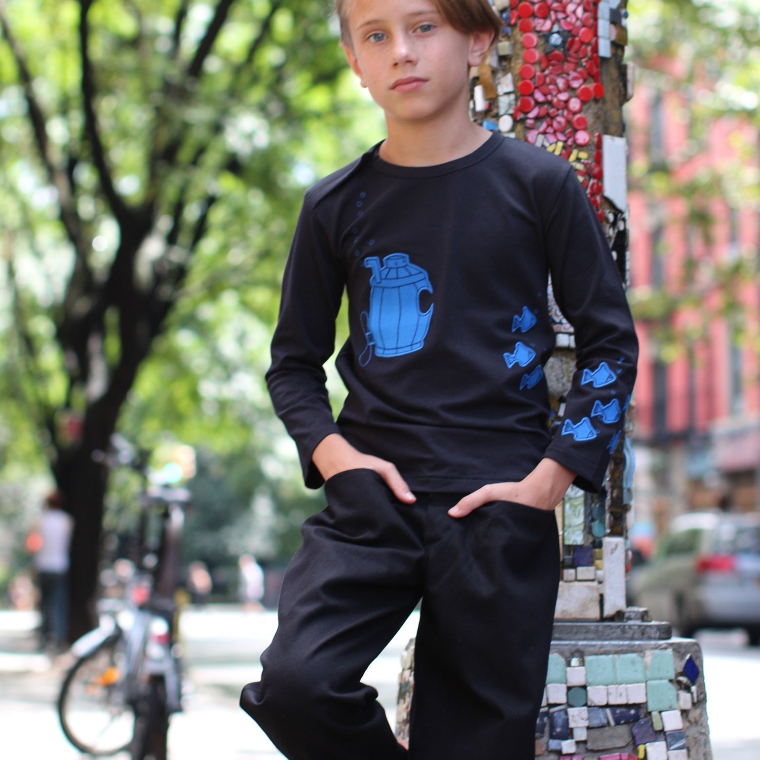 Long Sleeve Shirt With Submarine-1