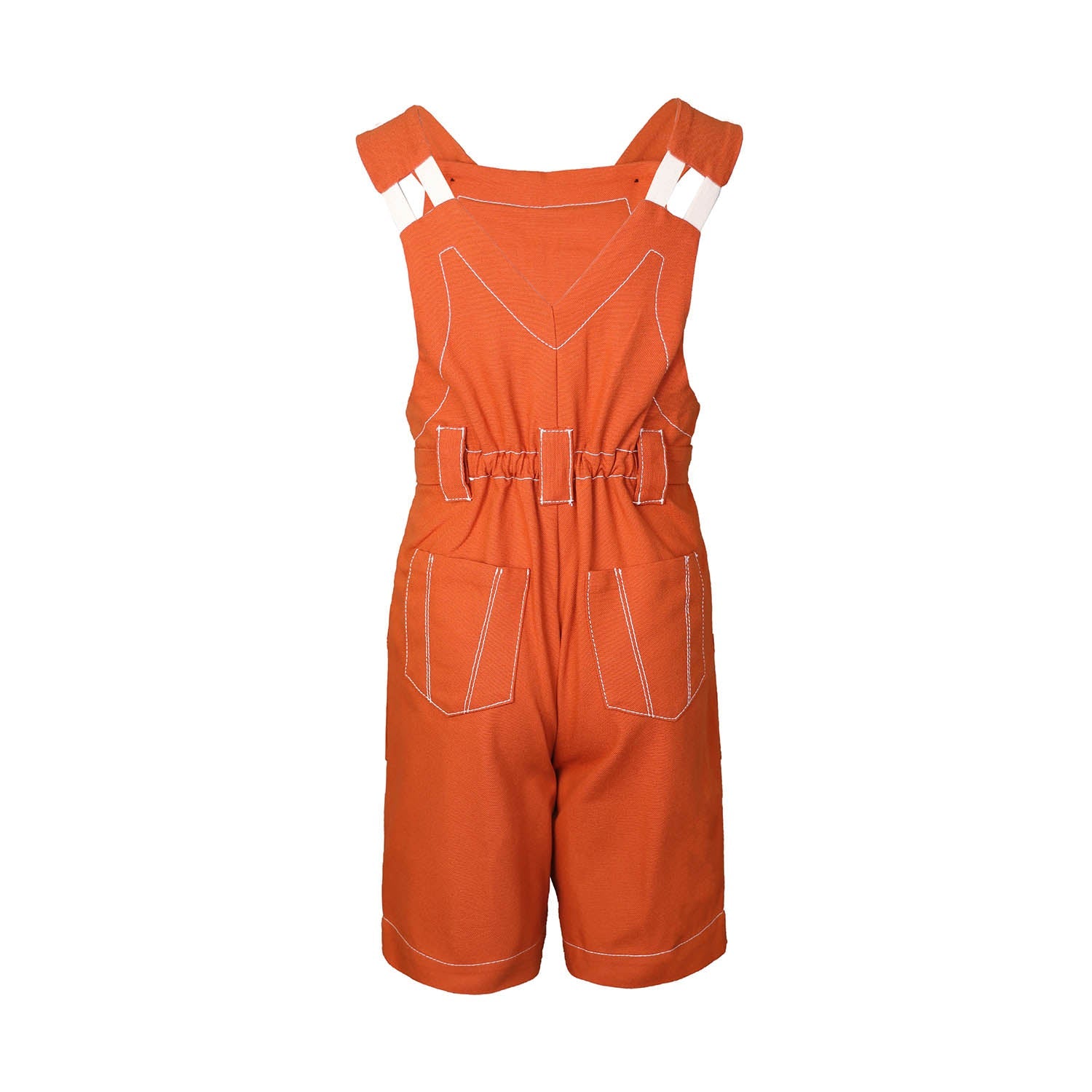 Kids Terracotta Overall-2