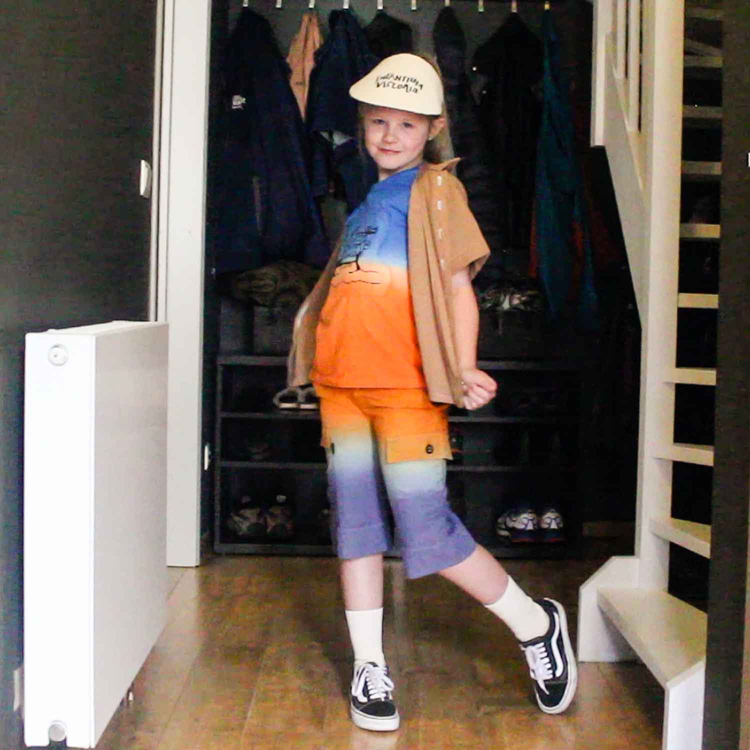 Dip Dye Cargo Shorts-2