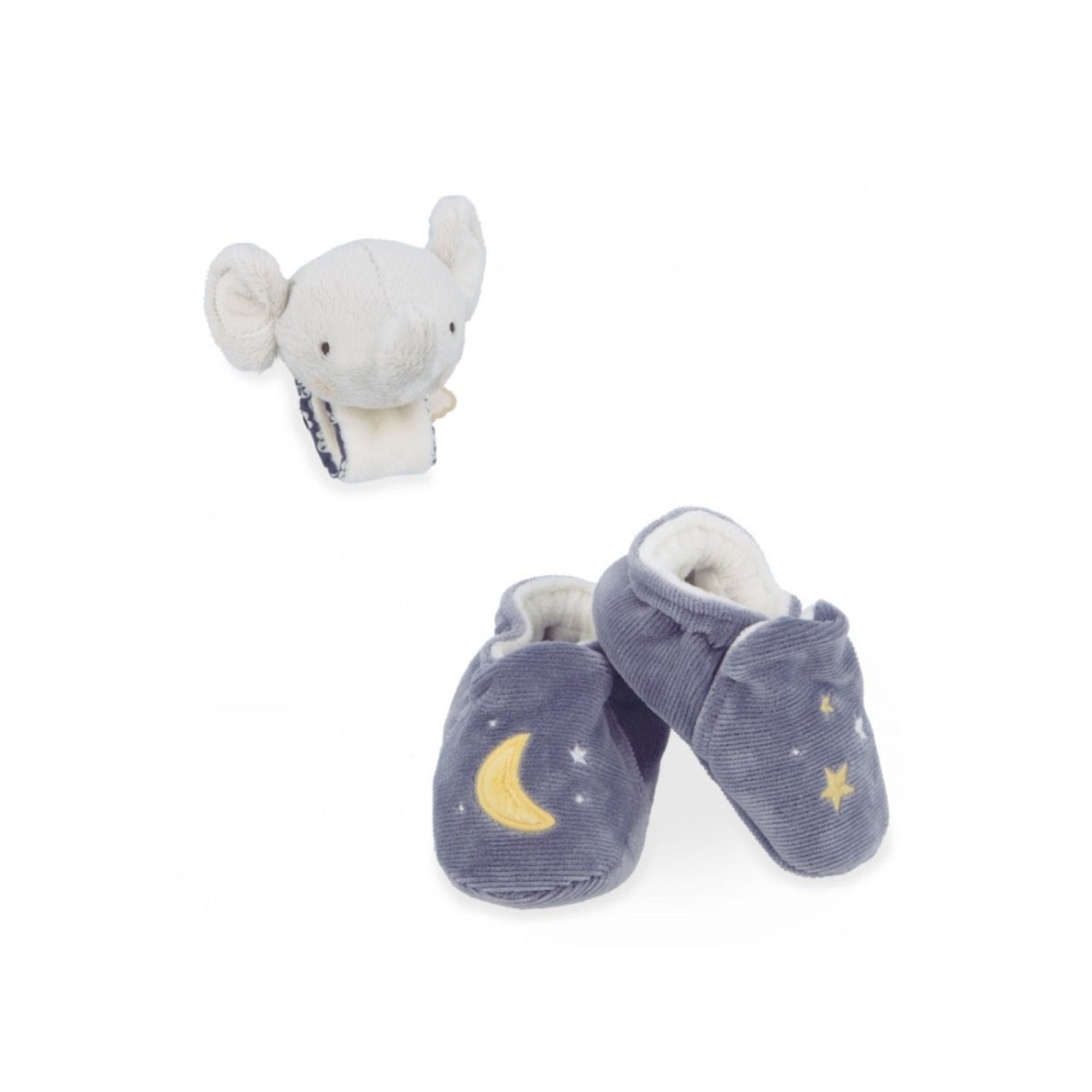 Kaloo Rattle & Slippers - Elephant