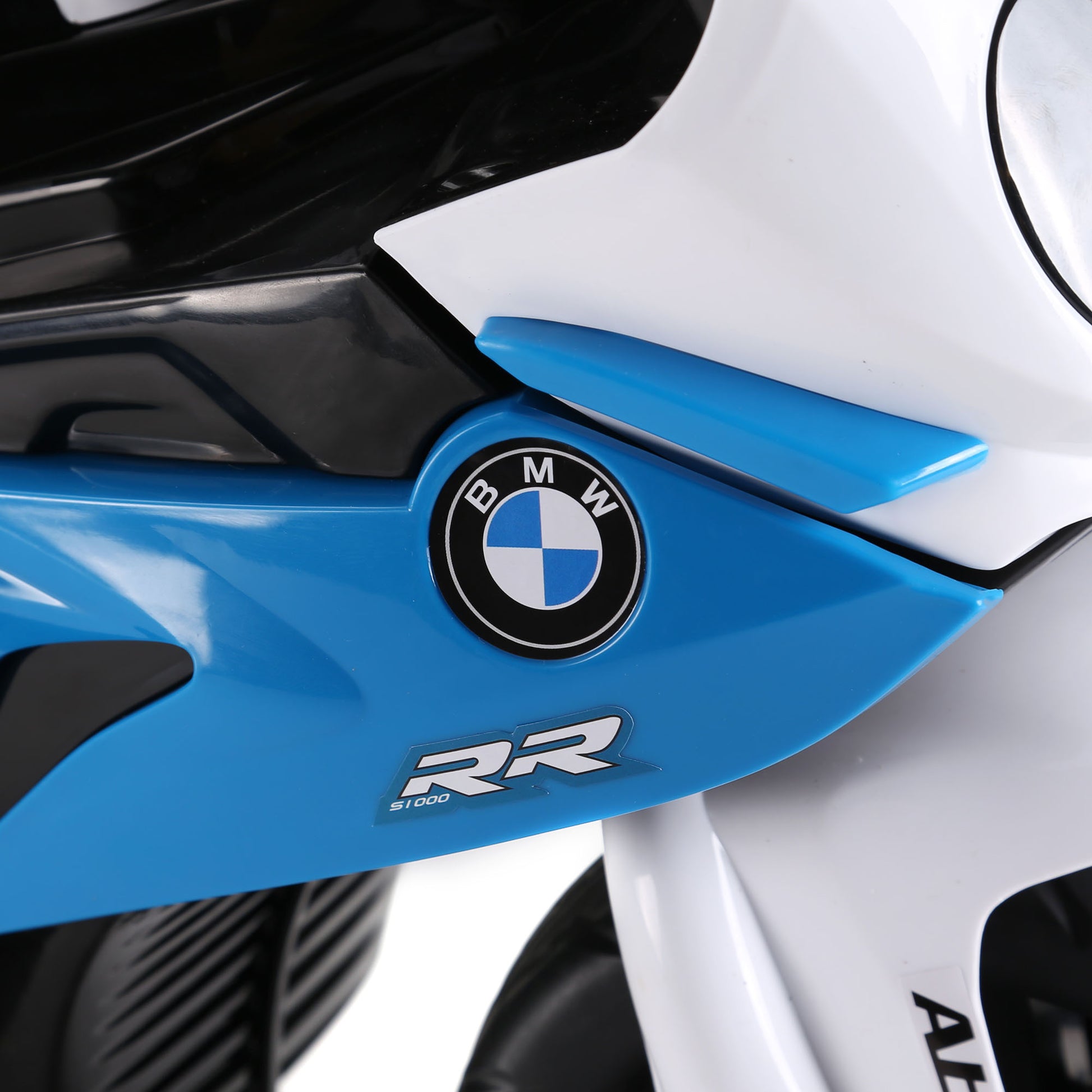 HOMCOM 6V BMW S1000RR Licensed Kids Electric Motorbike with Headlight and Music in Blue-6