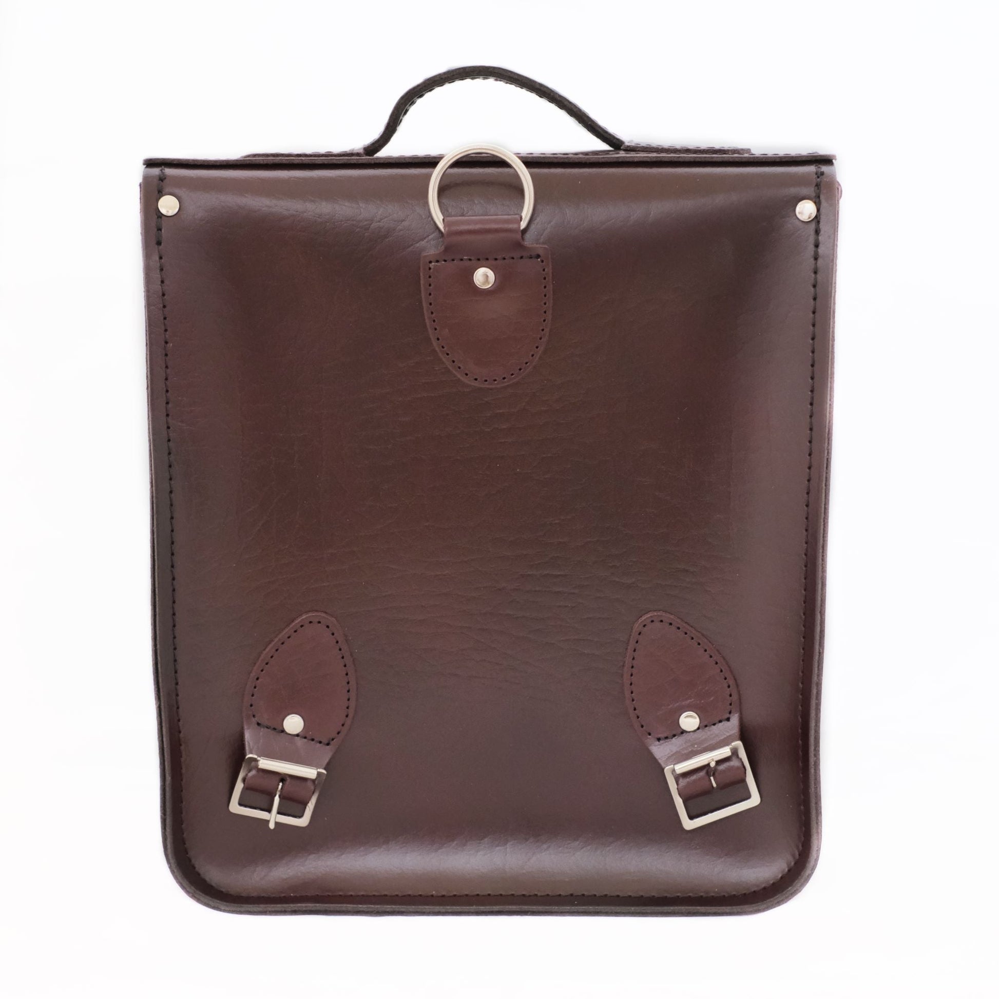 Handmade Leather City Backpack - Marsala Red Executive-2