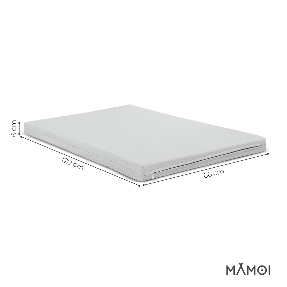 MAMOI® Baby gymnastics and play mat light grey, Floor matt for baby gym, Activity soft playmats for toddlers and kids, Toddler playmat, Play mats from birth -6 months-2