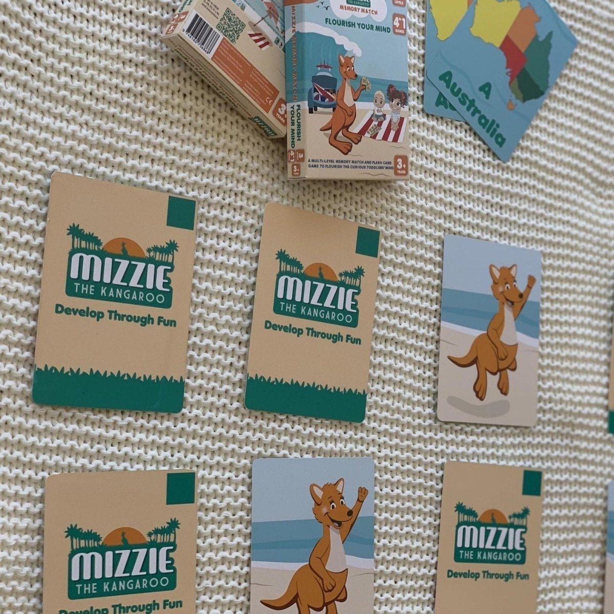 Mizzie the Kangaroo Mizzie Memory Match Cards