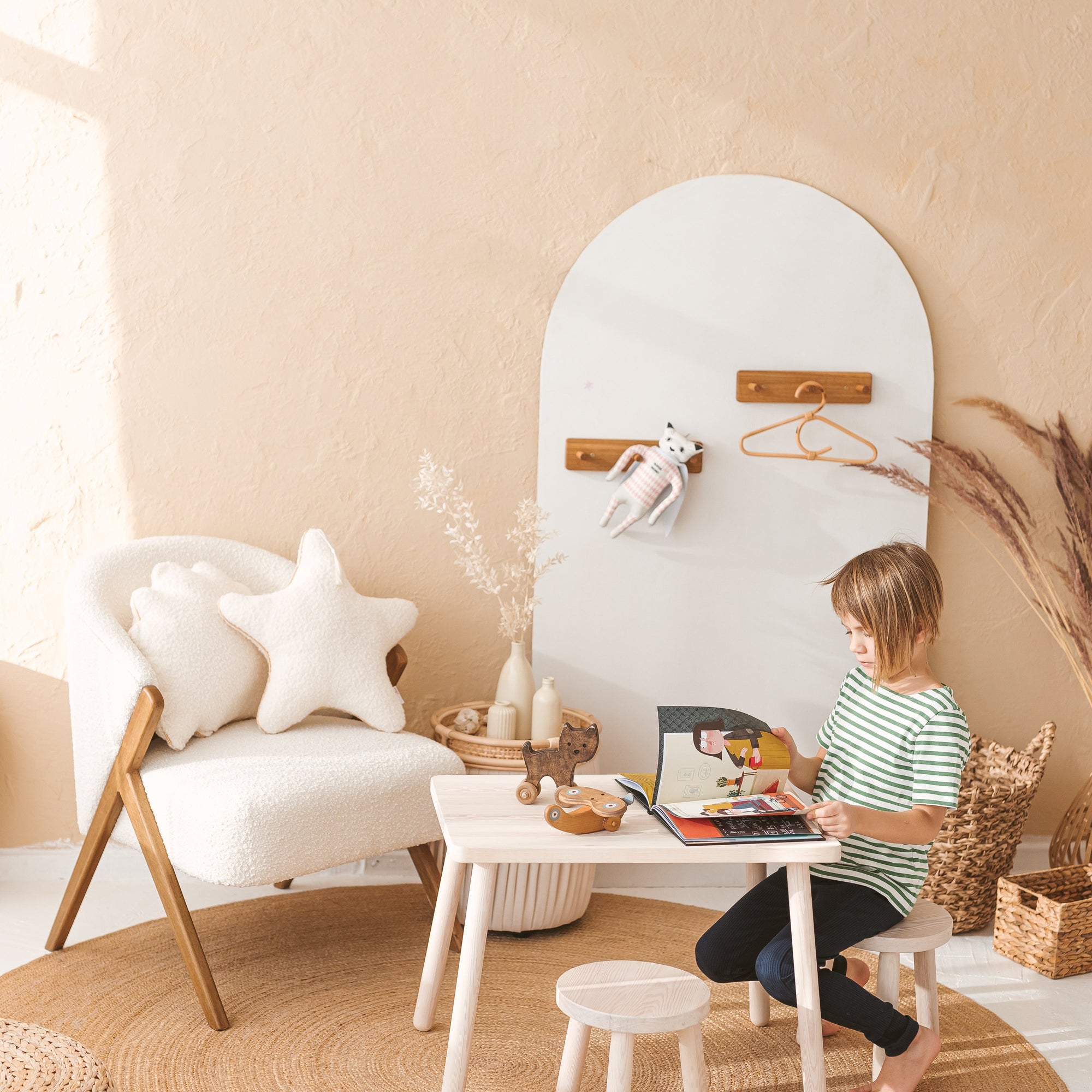 MINICAMP Kleiderbügel aus massiver Eiche | 2er-Pack