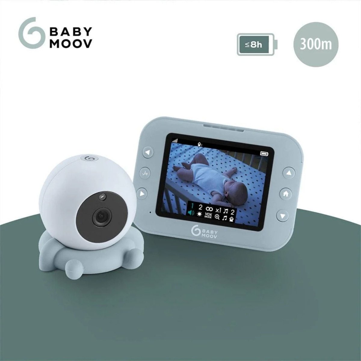 Babymoov Babyphone Yoo Roll Twin Bundle - 2 Camera