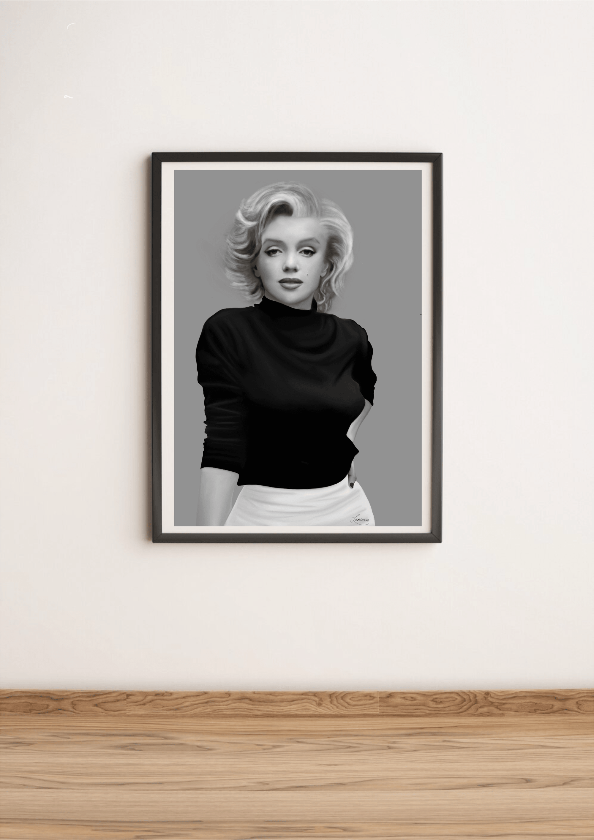 Marilyn Monroe Art Print | Timeless Hollywood Glamour