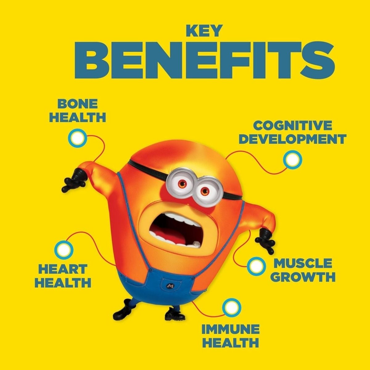 Nutriburst Minions Mega Multi Vitamins 4+ years 60 pcs