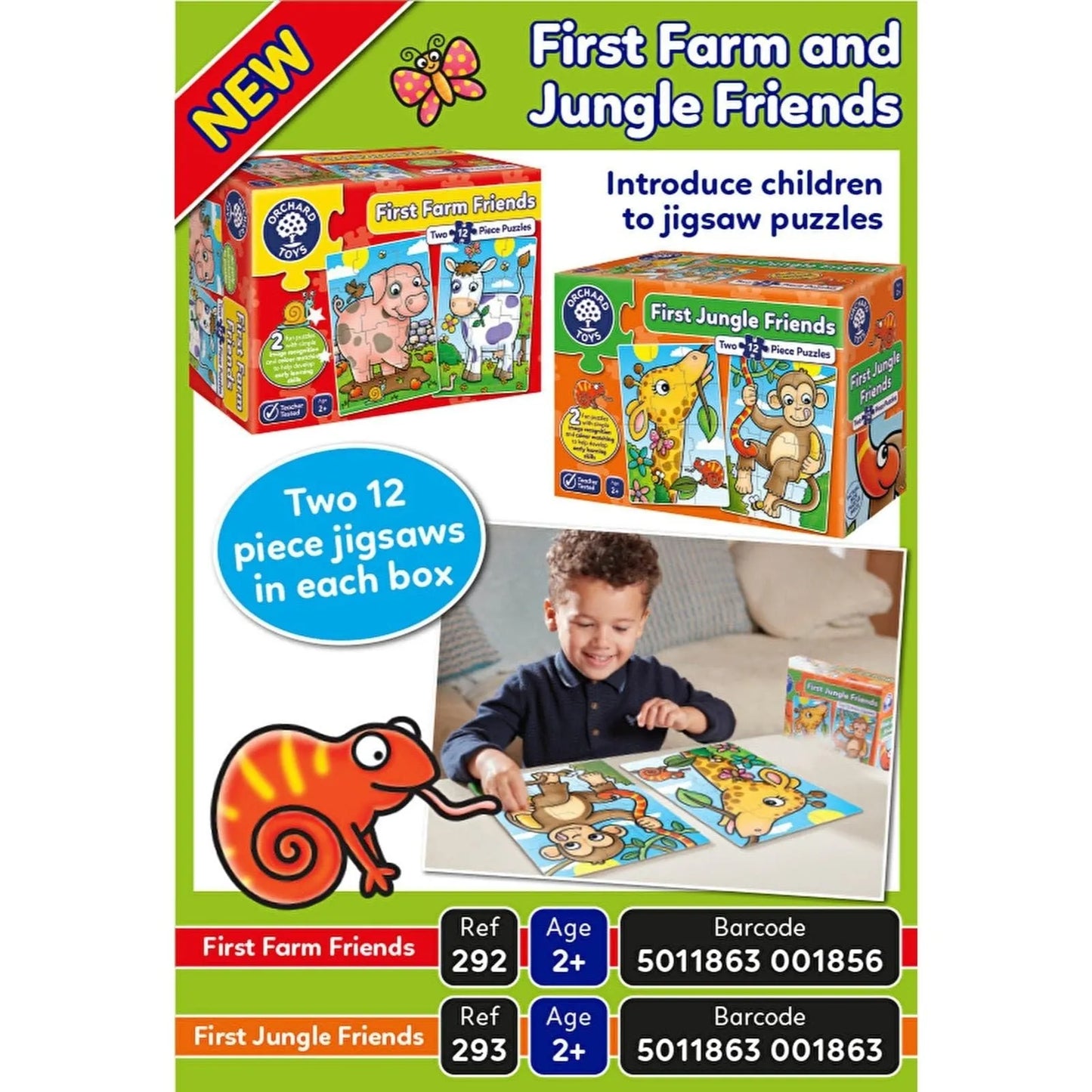 Orchard Toys First Jungle Friends Jigsaw Puzzles