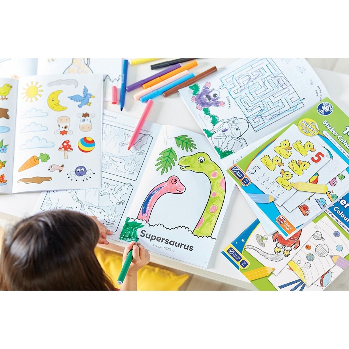 Orchard Toys Early Learning Colouring Books