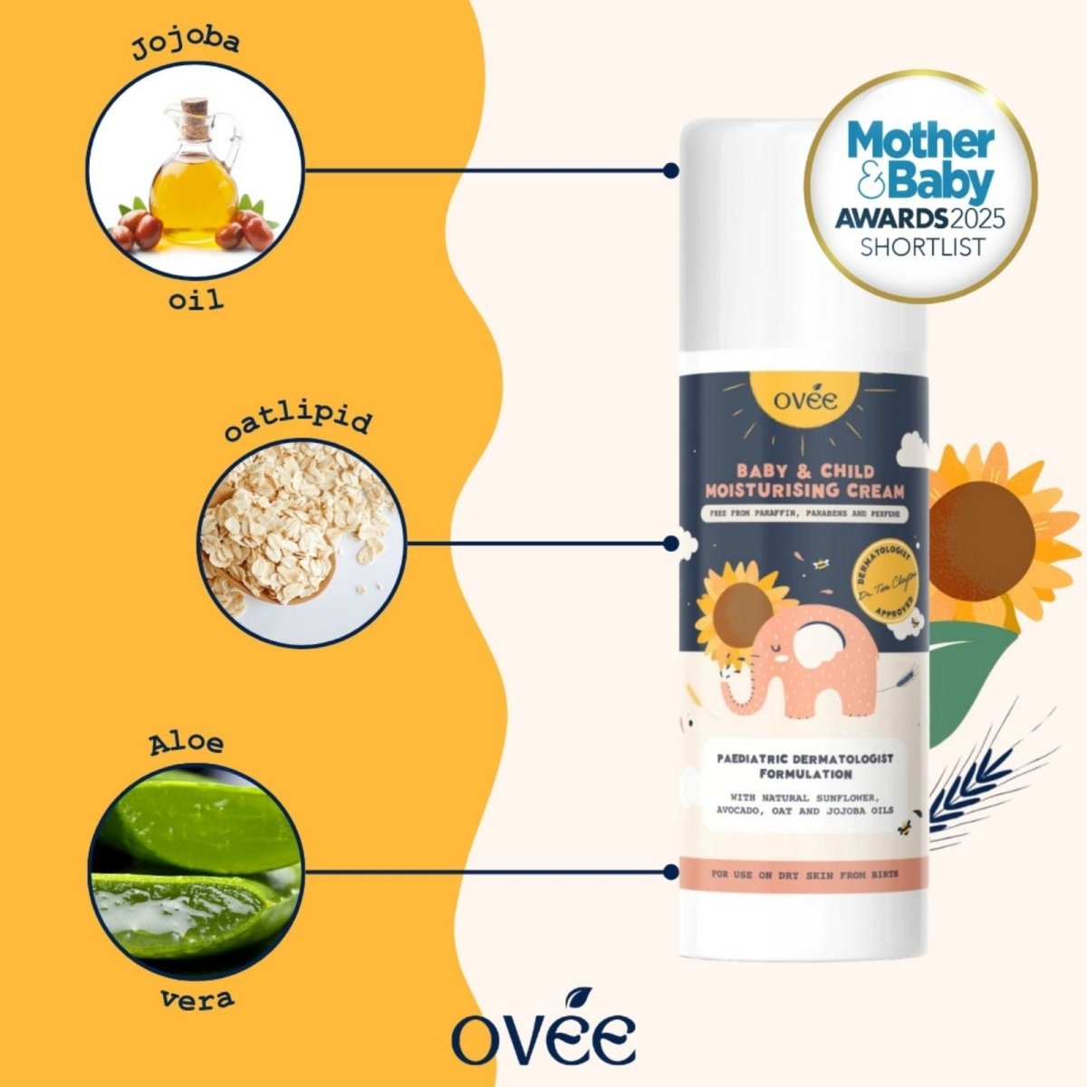Ovée Baby & Child Moisturising Cream