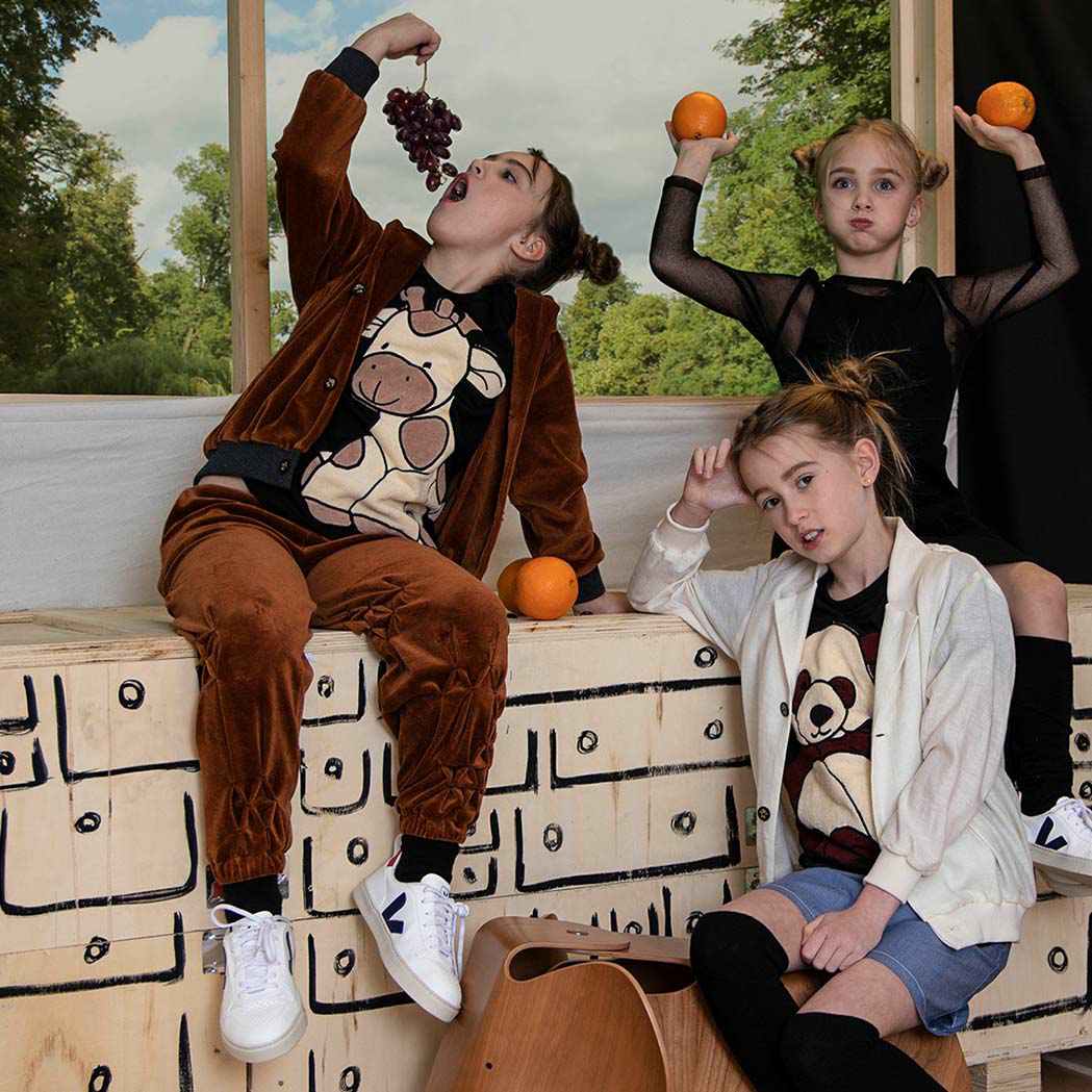 Kids Copper Velvet Hoodie-1