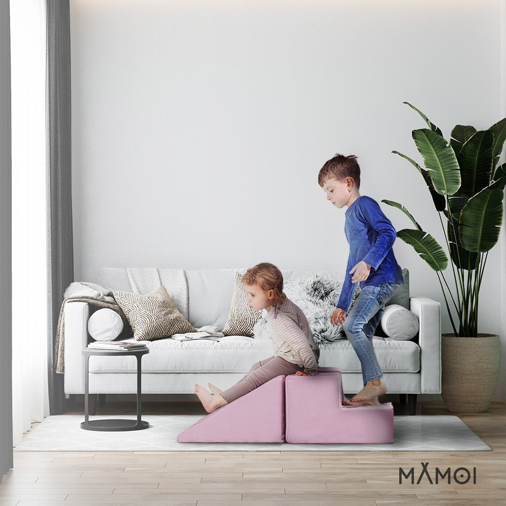 MAMOI® Baby Climbing Blocks | Foam Play Set | Climbing Blocks for Baby Softplay Set | Soft Play Slide and Step Set | Climbing Blocks for Toddlers | 100% ECO | Made in EU-4