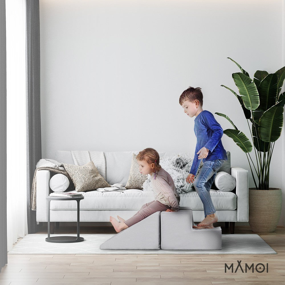 MAMOI® Baby Climbing Blocks | Foam Play Set | Climbing Blocks for Baby Softplay Set | Soft Play Slide and Step Set | Climbing Blocks for Toddlers | 100% ECO | Made in EU-4