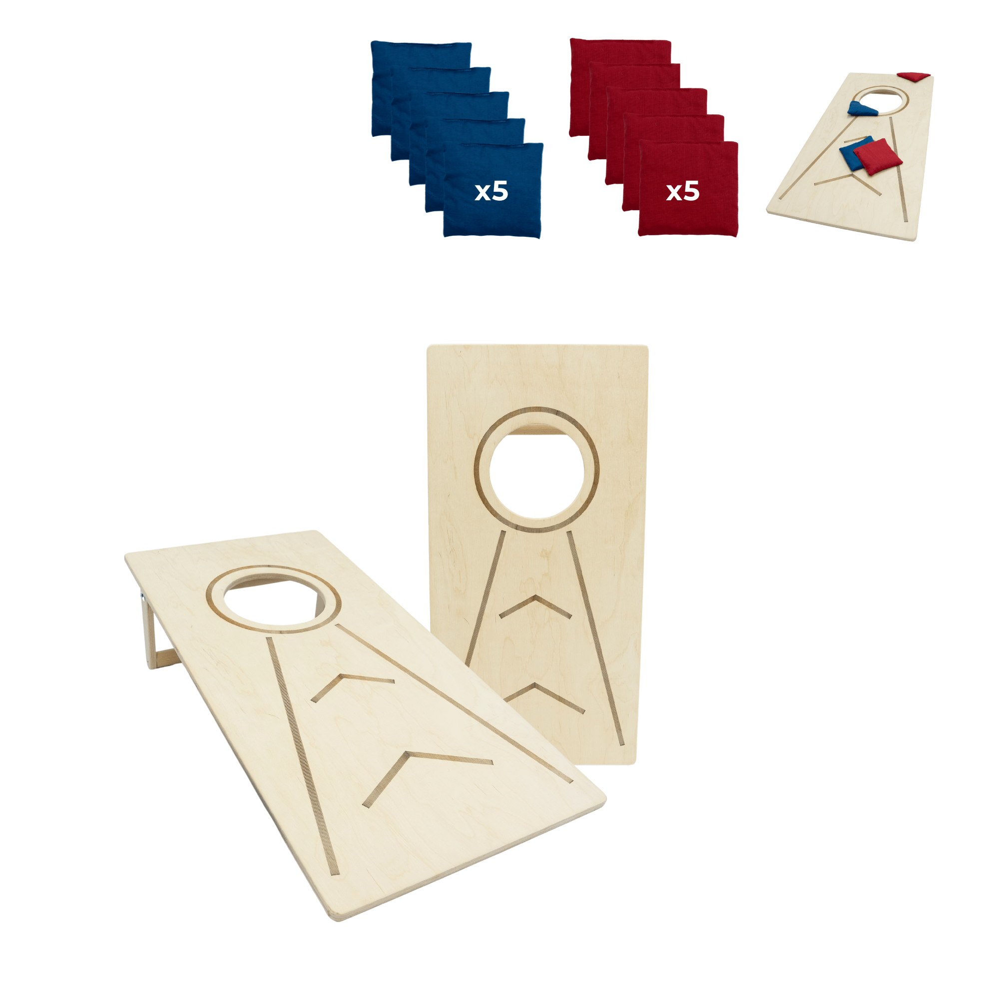 MAMOI® Cornhole Party Games Outdoor Indoor, Beach Game | Throwing Game for Children and Adults Including Sack Hole Bags.-0