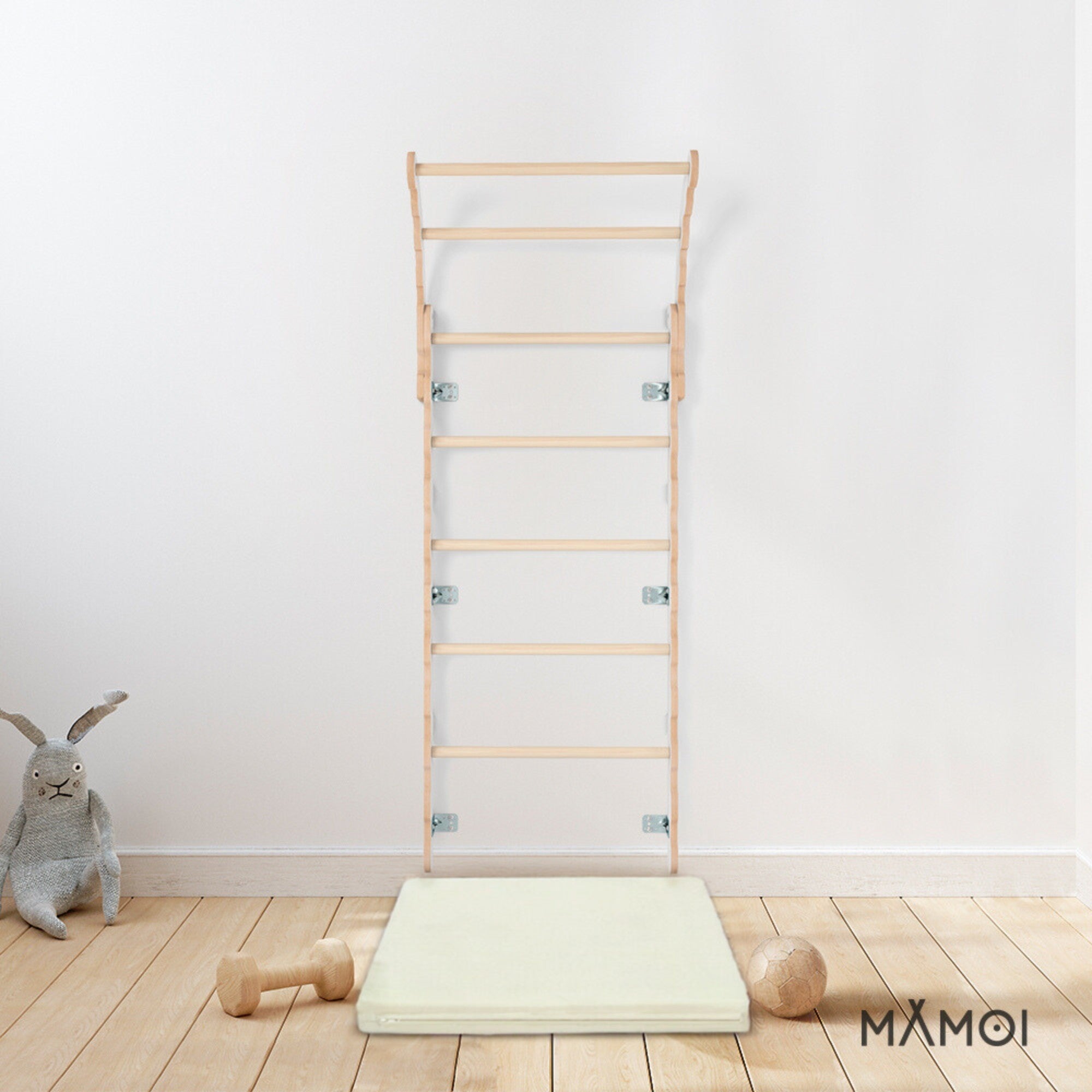 MAMOI® Baby gymnastics and play mat pink, Floor matt for baby gym, Activity soft playmats for toddlers and kids, Toddler playmat, Play mats from birth -6 months-2