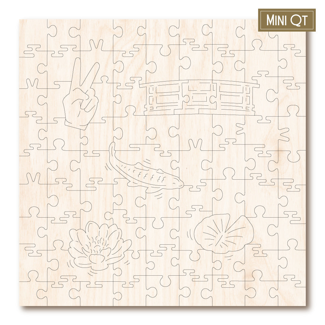 Water Lilies & Japanese Bridge MINI QT