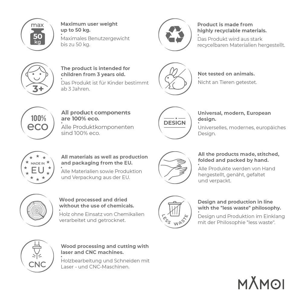 MAMOI® Trapeze bar baby swing, Indoor gymnastic rings, Monkey bars gorilla gym, Gymnastics pull up equipment for kids, Olympic rings and swings for calisthenics-2