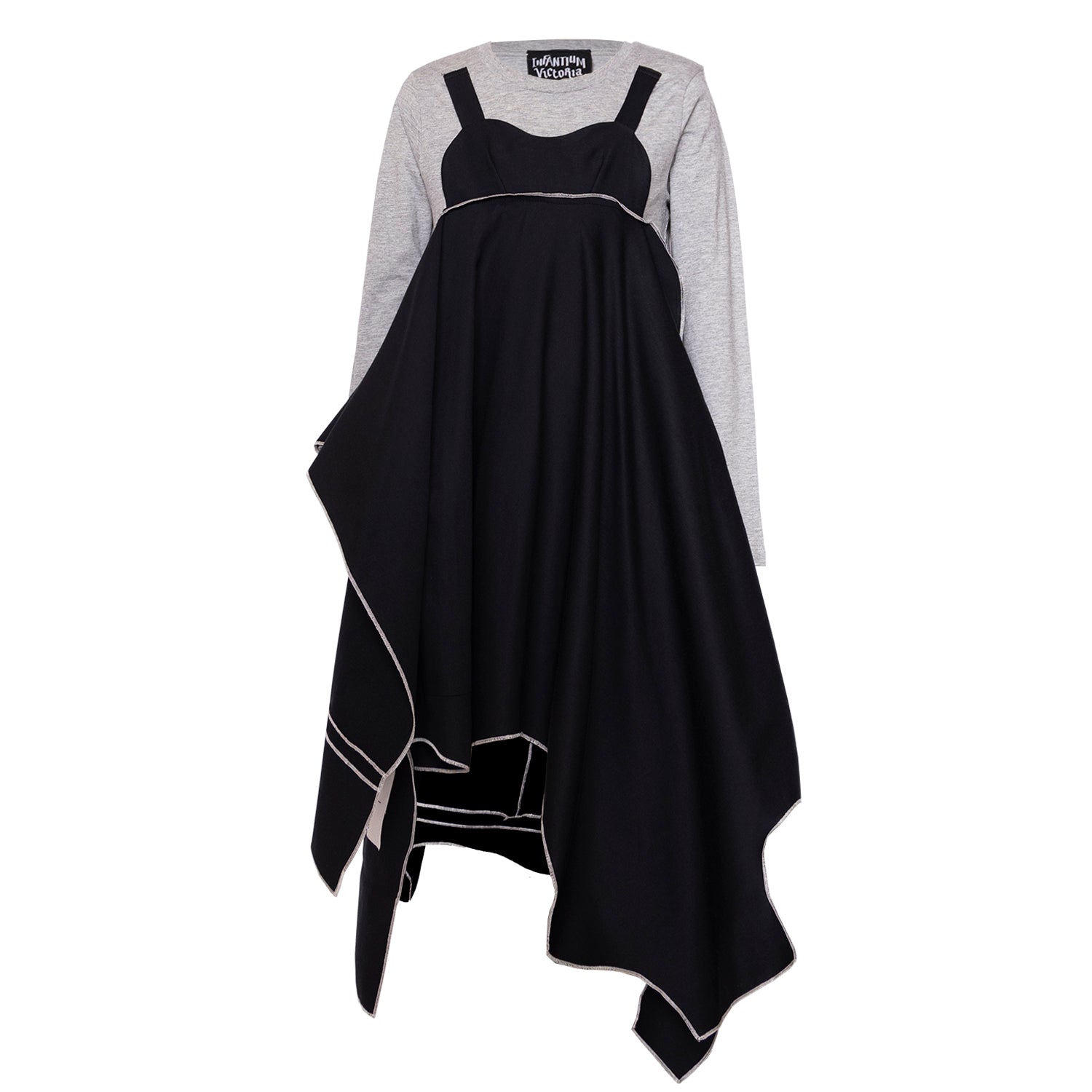 Black Zero-Waste Dress-0
