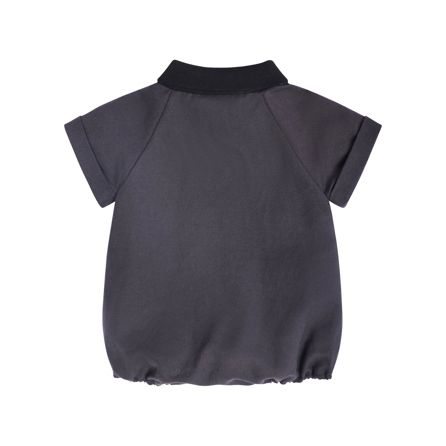 Baby Black Romper-1