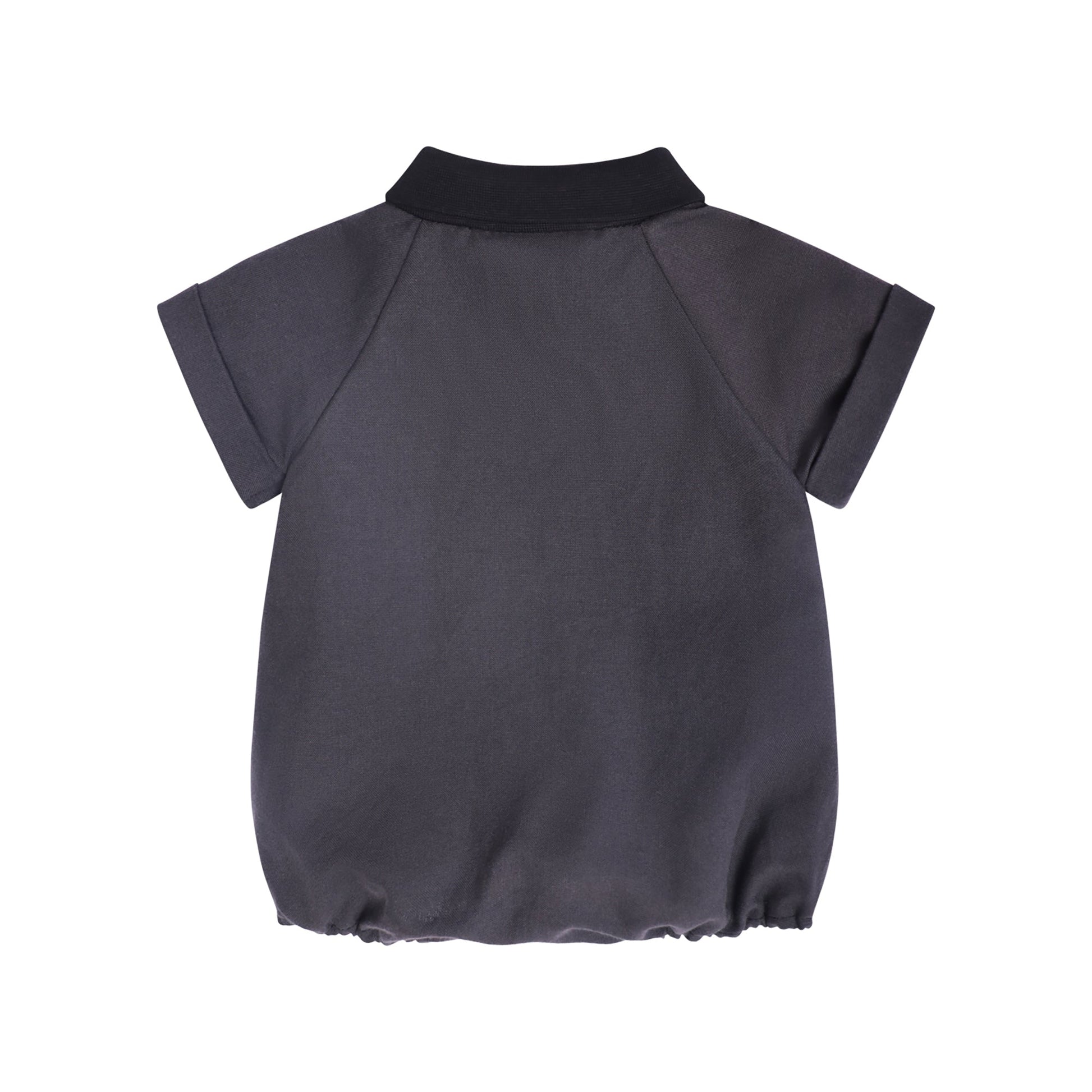 Baby Black Romper-1