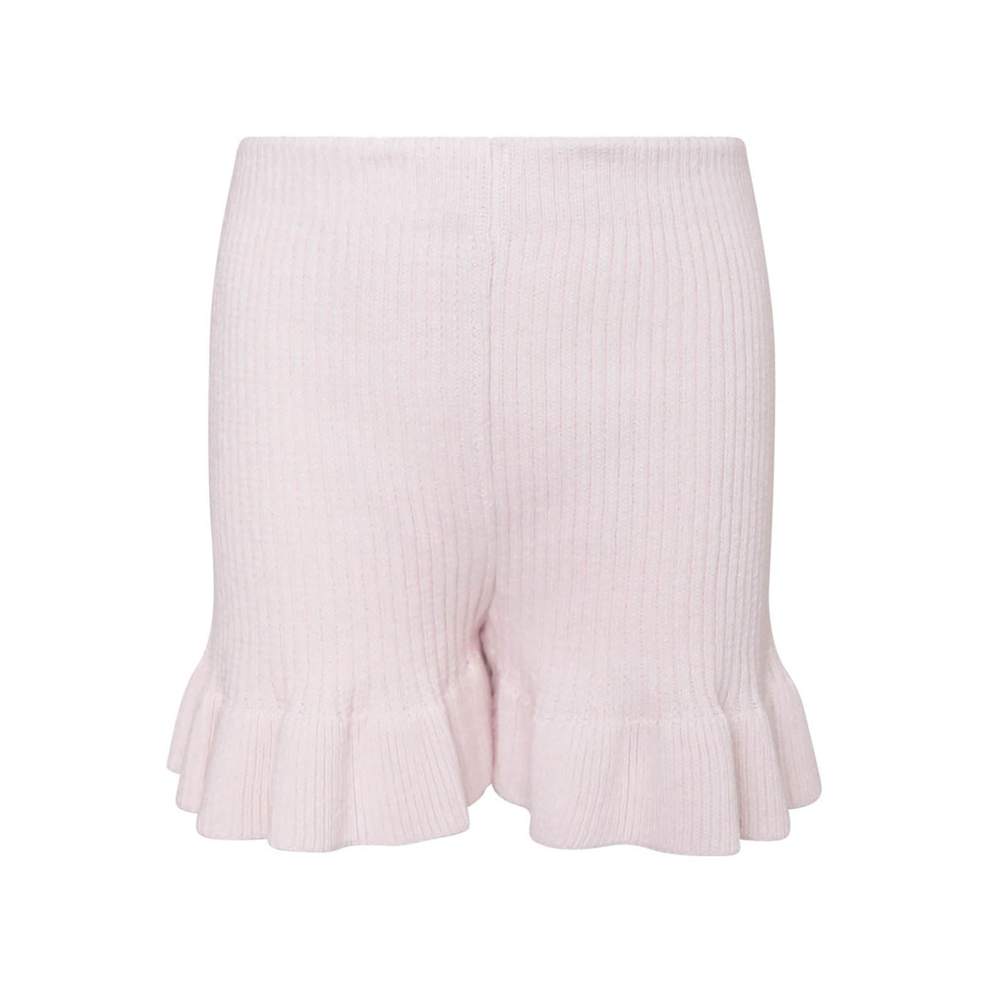 Pink Knitted Beach Shorts-0