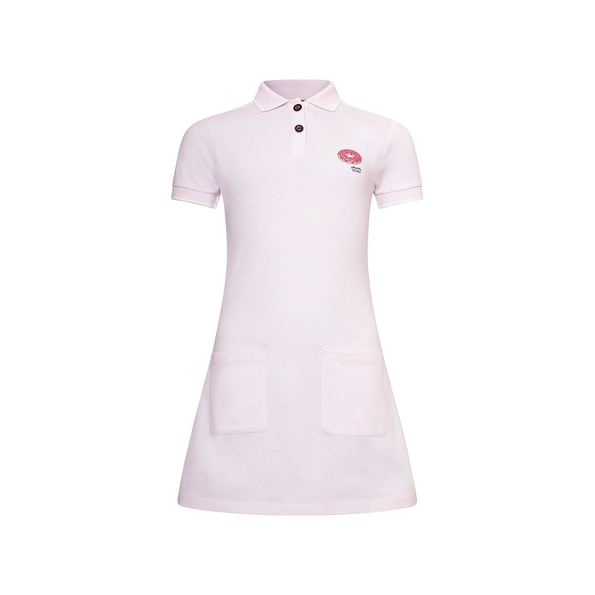 Pink Girls Polo Dress-0