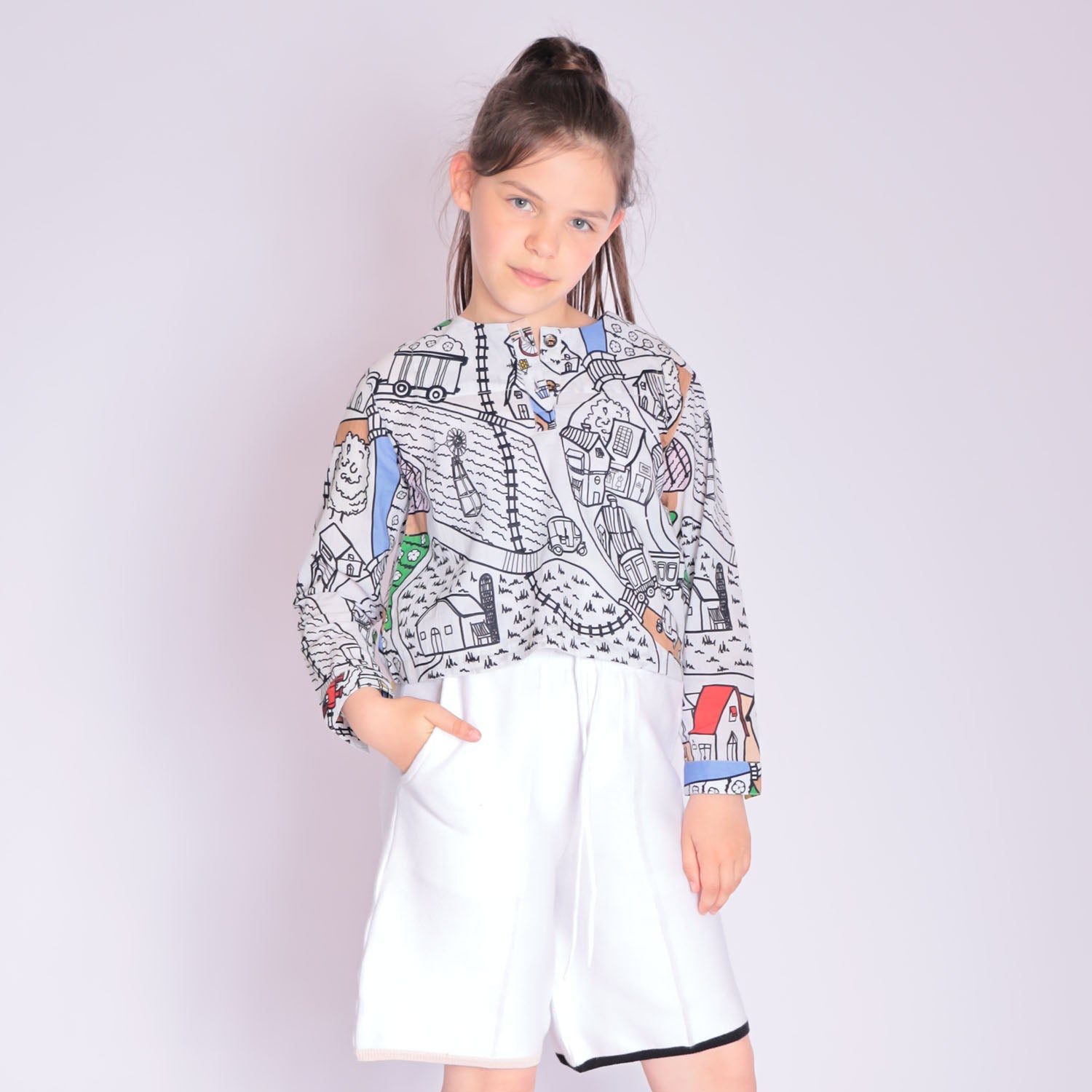 Boys and Girls Bermuda Shorts-2