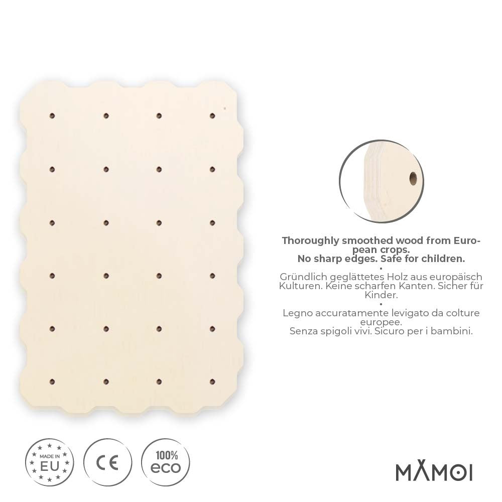 MAMOI® Climbing wall for kids, Wooden frame for toddlers, Play equipment for toddler, Indoor baby and childrens frames montessori from age 3 years old-1