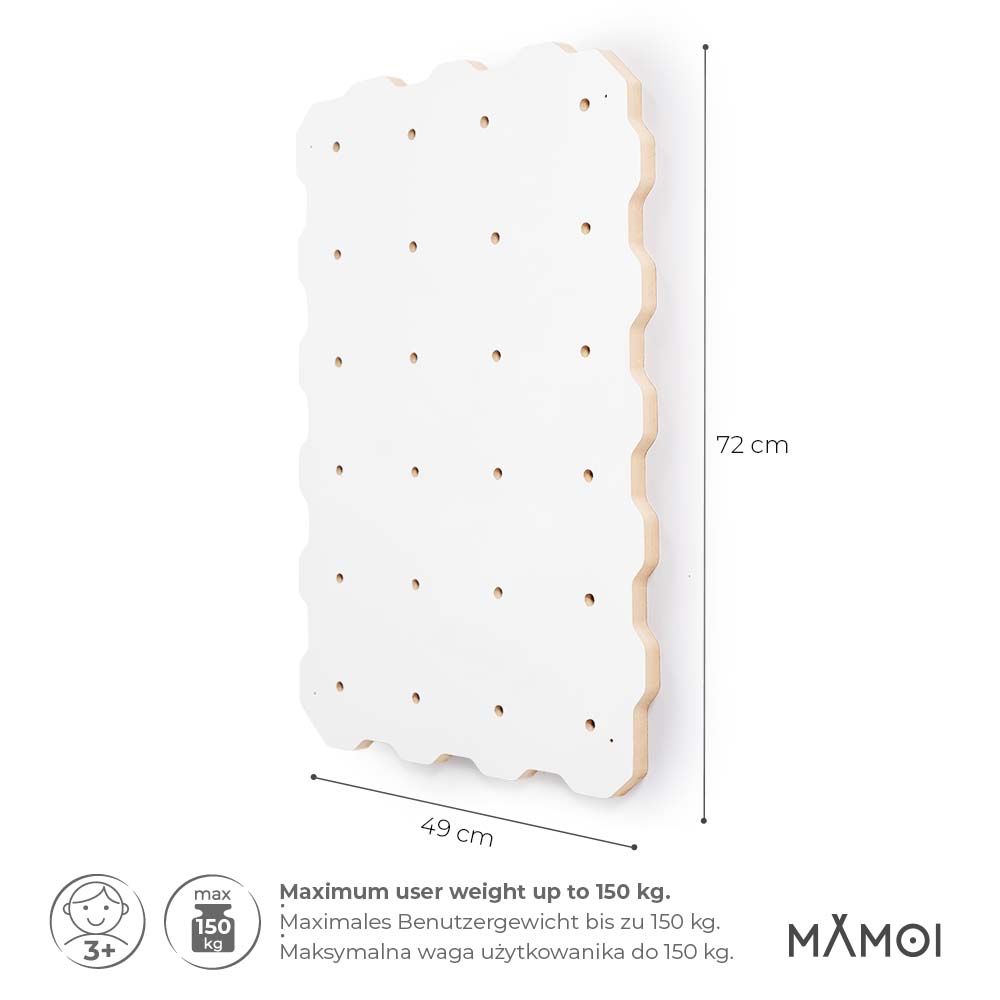 MAMOI® Climbing wall for kids, Wooden frame for toddlers, Play equipment for toddler, Indoor baby and childrens frames montessori from age 3 years old-2
