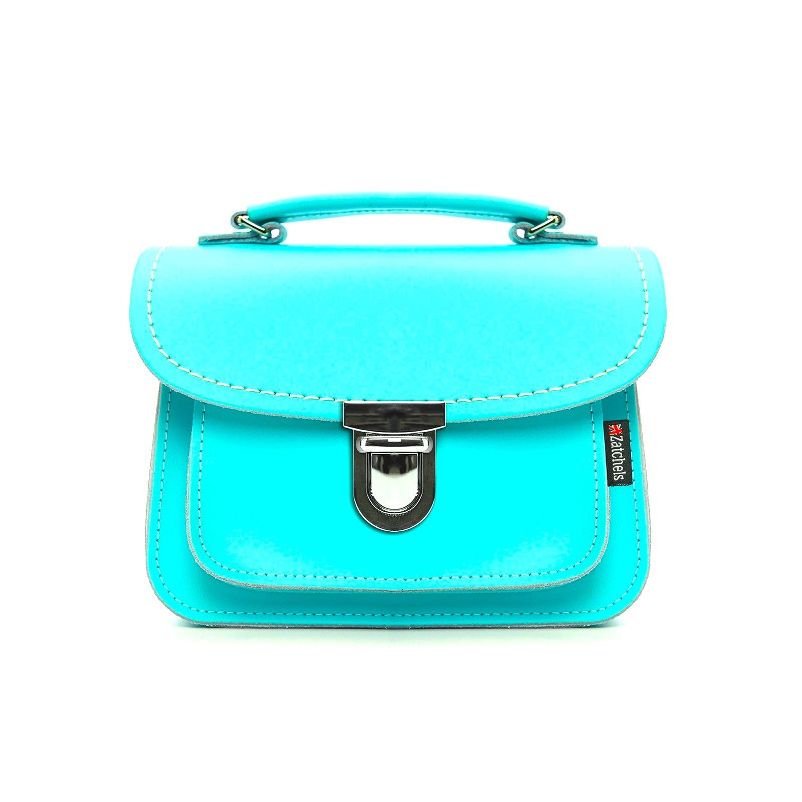 Luna Handmade Leather Bag - Limpet - Shell Blue-0