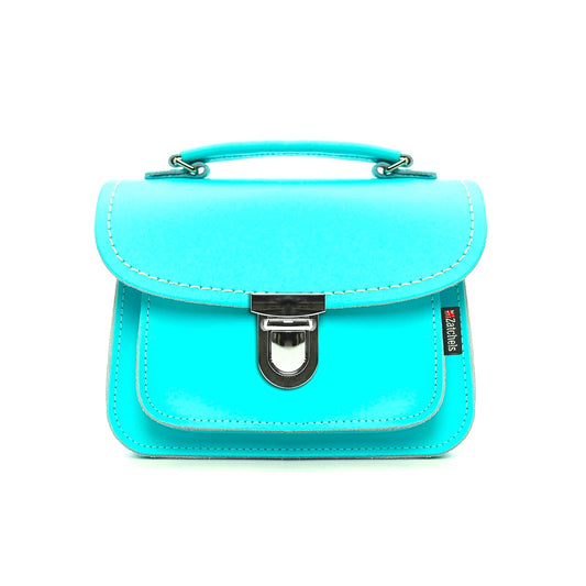 Luna Handmade Leather Bag - Limpet - Shell Blue-0