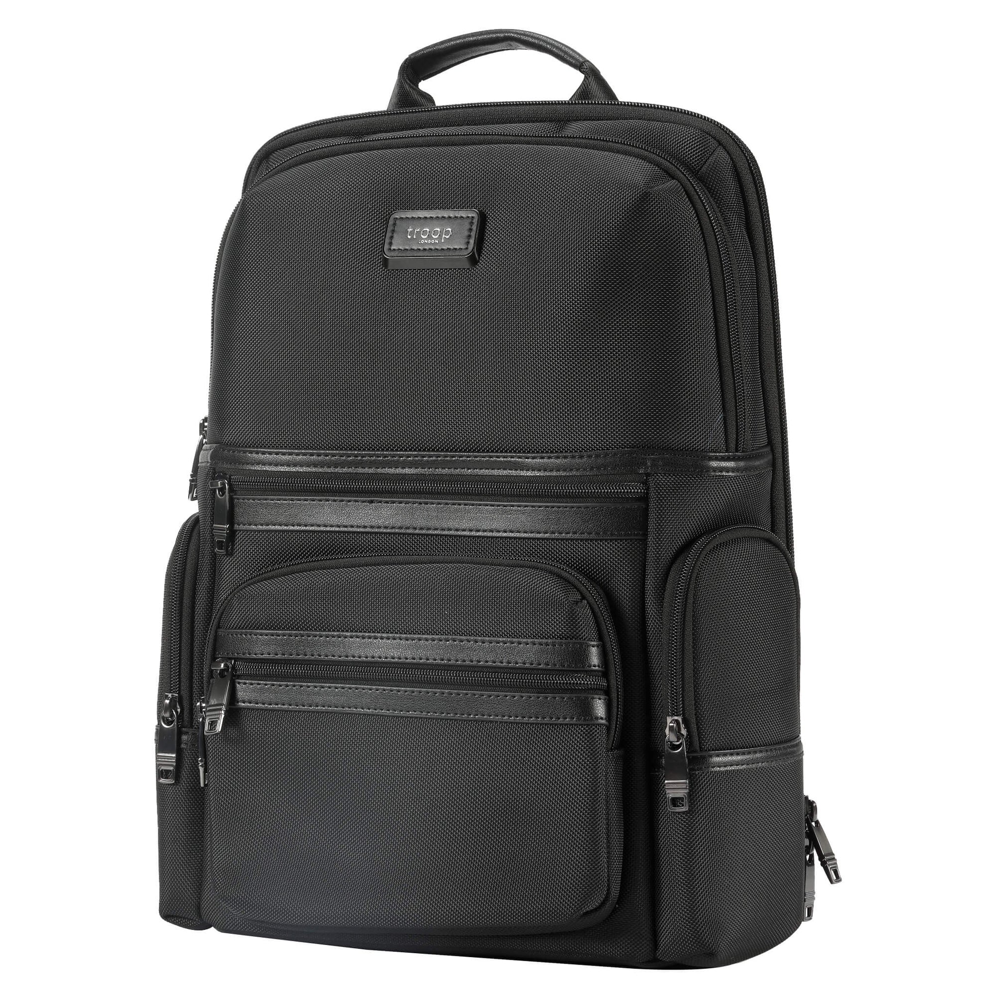 TPB004 Troop London Urban Slim Laptop Backpack, Business Backpack, College Backpack - mezetto