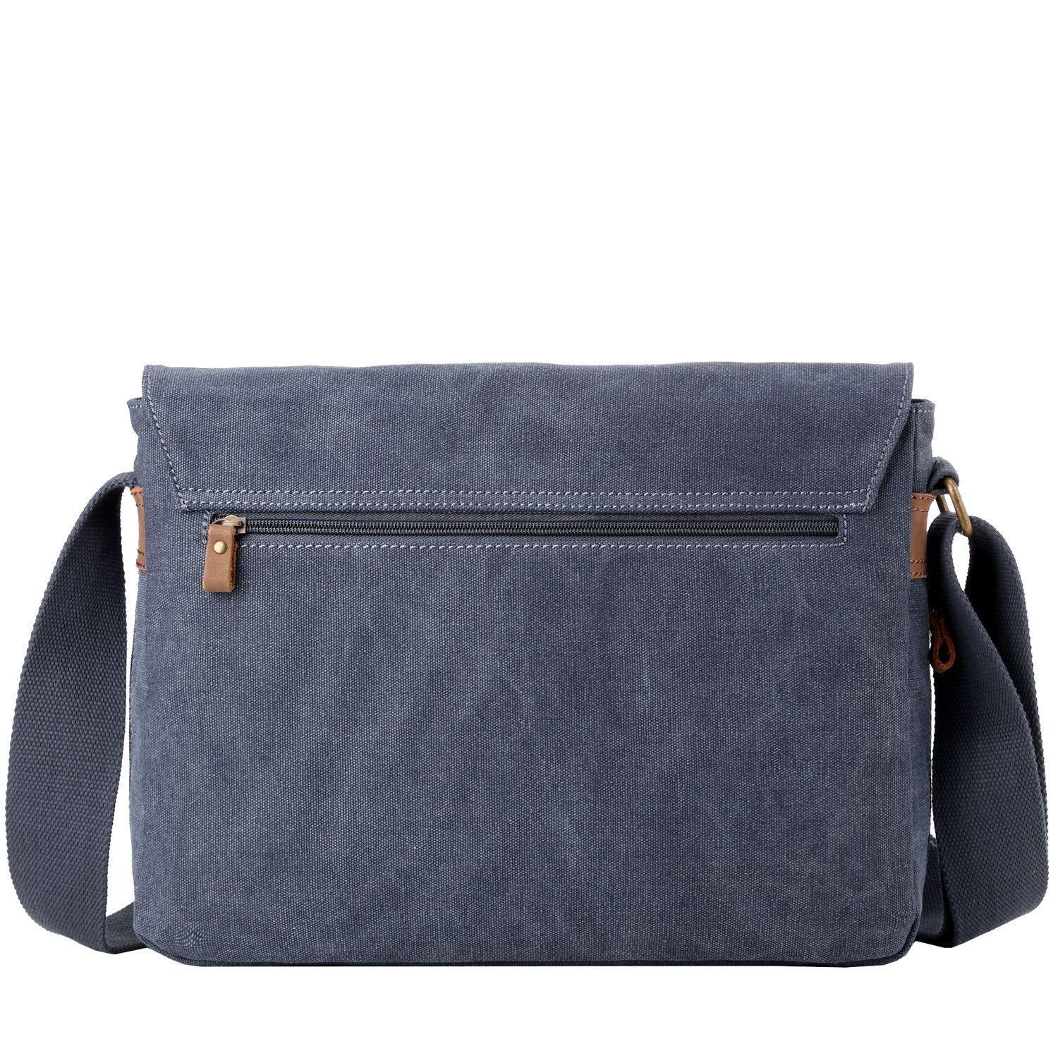 TRP0210 Troop London Classic Canvas Messenger Bag - mezetto