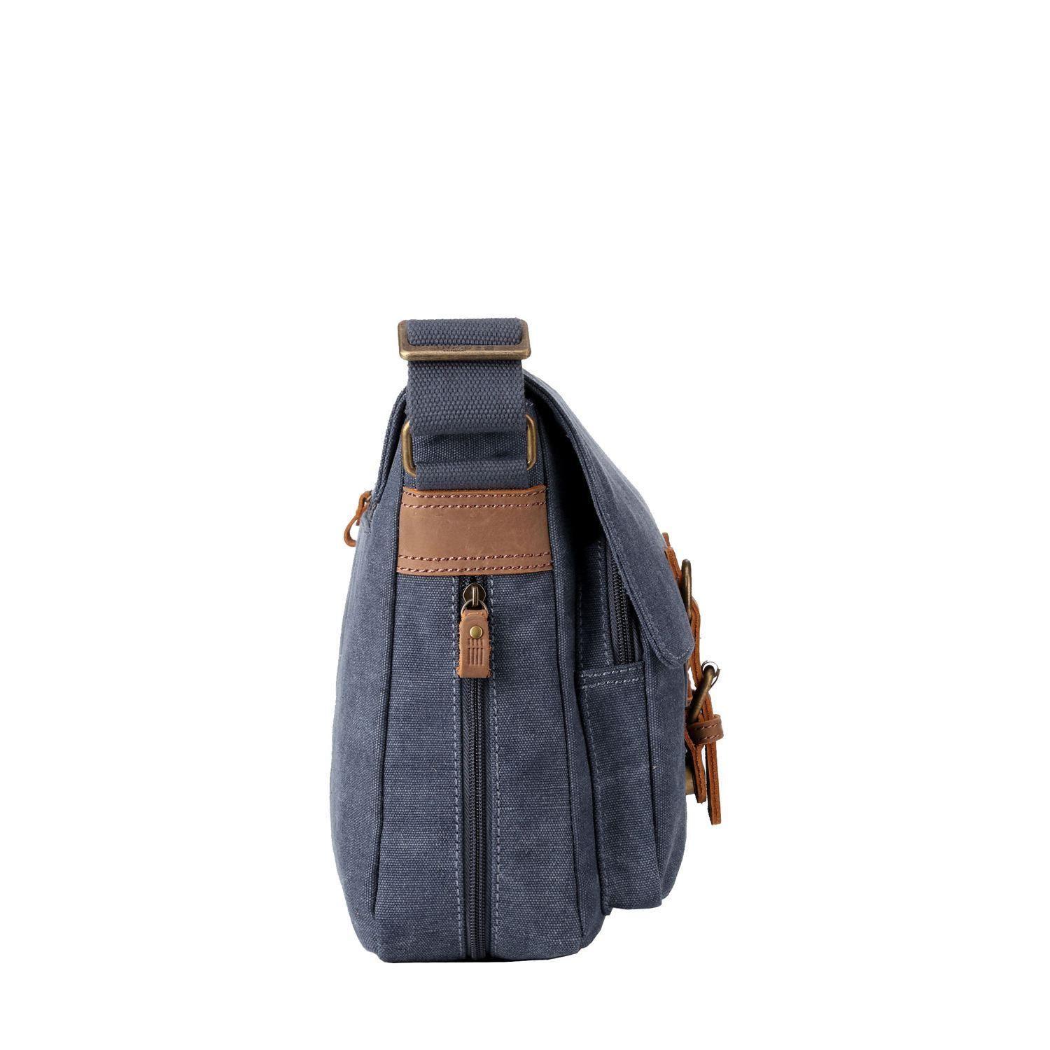 TRP0210 Troop London Classic Canvas Messenger Bag - mezetto