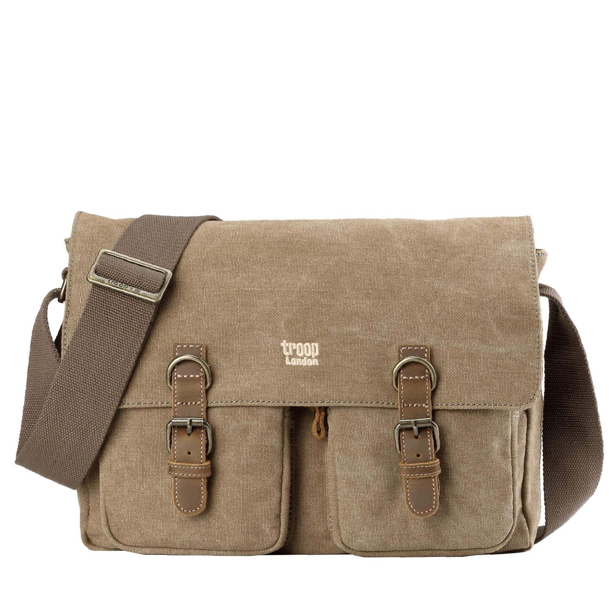 TRP0210 Troop London Classic Canvas Messenger Bag-6