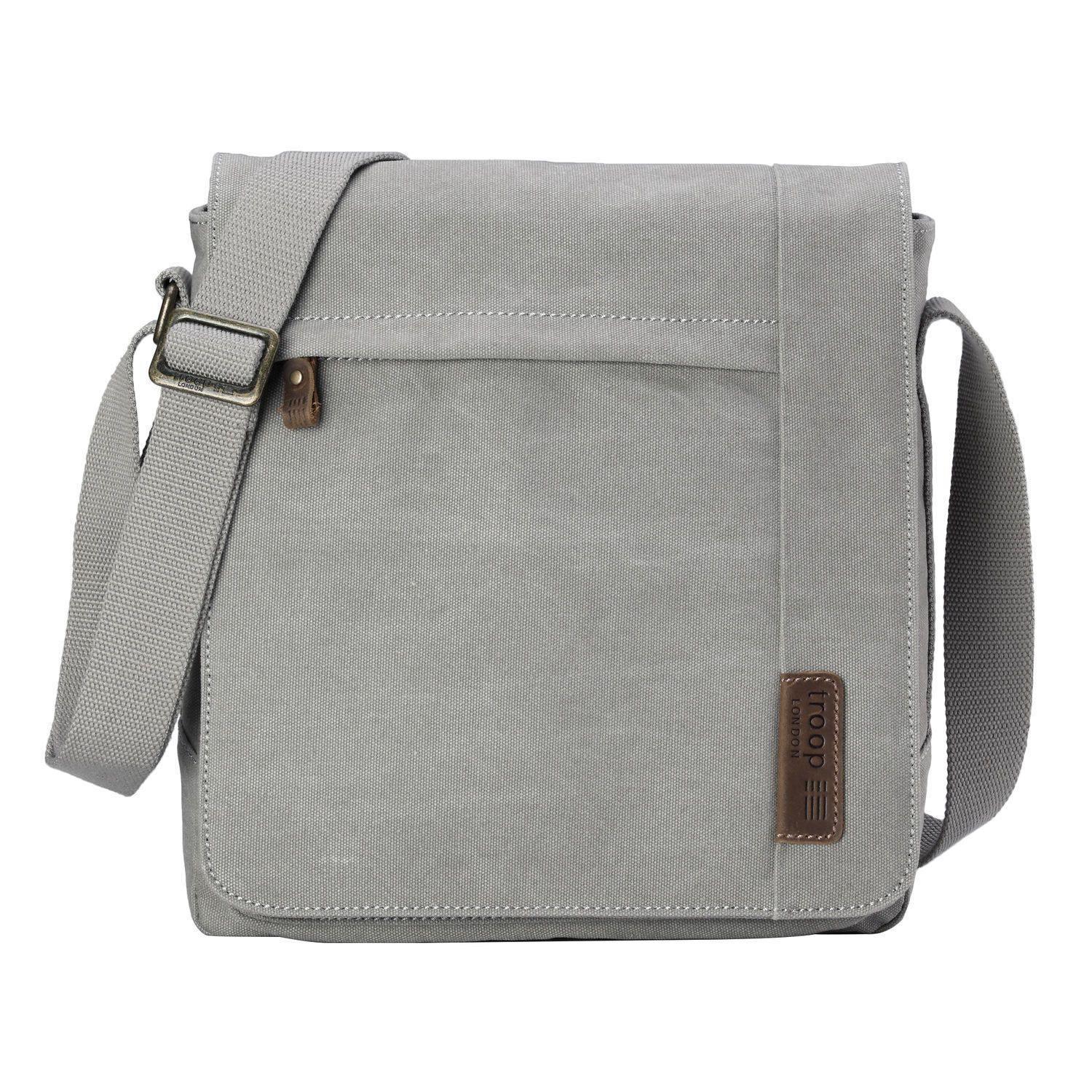 TRP0219 Troop London Classic Canvas Across Body Bag - mezetto