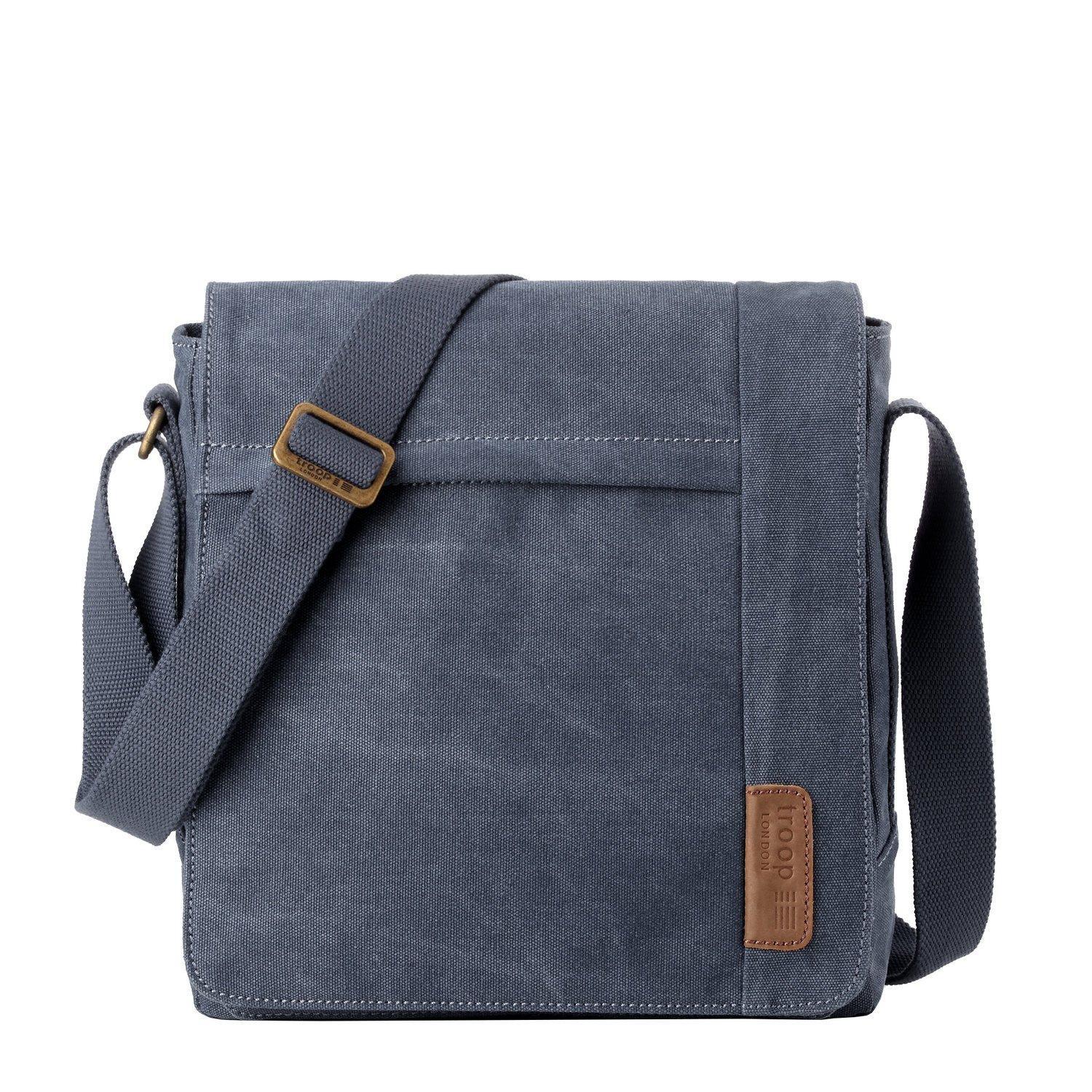 TRP0219 Troop London Classic Canvas Across Body Bag - mezetto