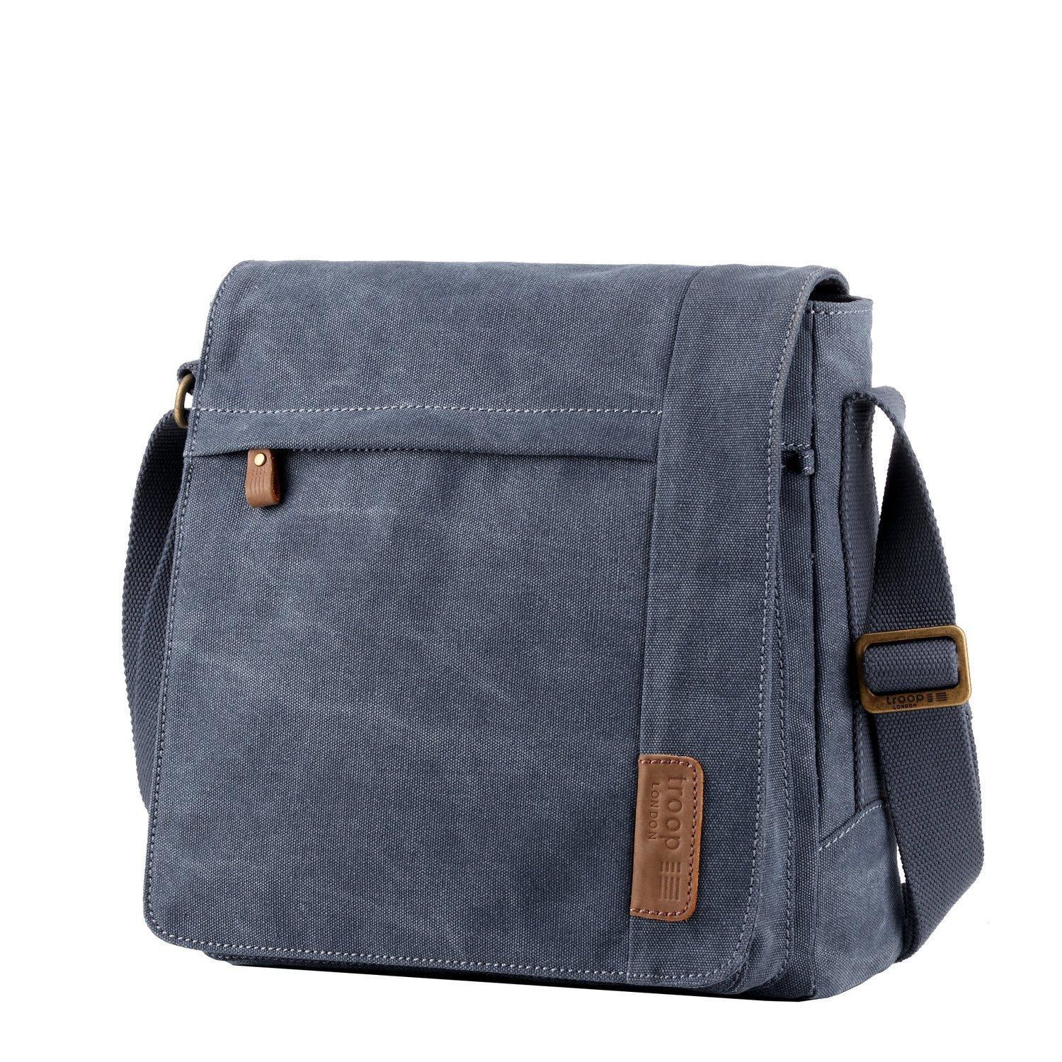 TRP0219 Troop London Classic Canvas Across Body Bag - mezetto