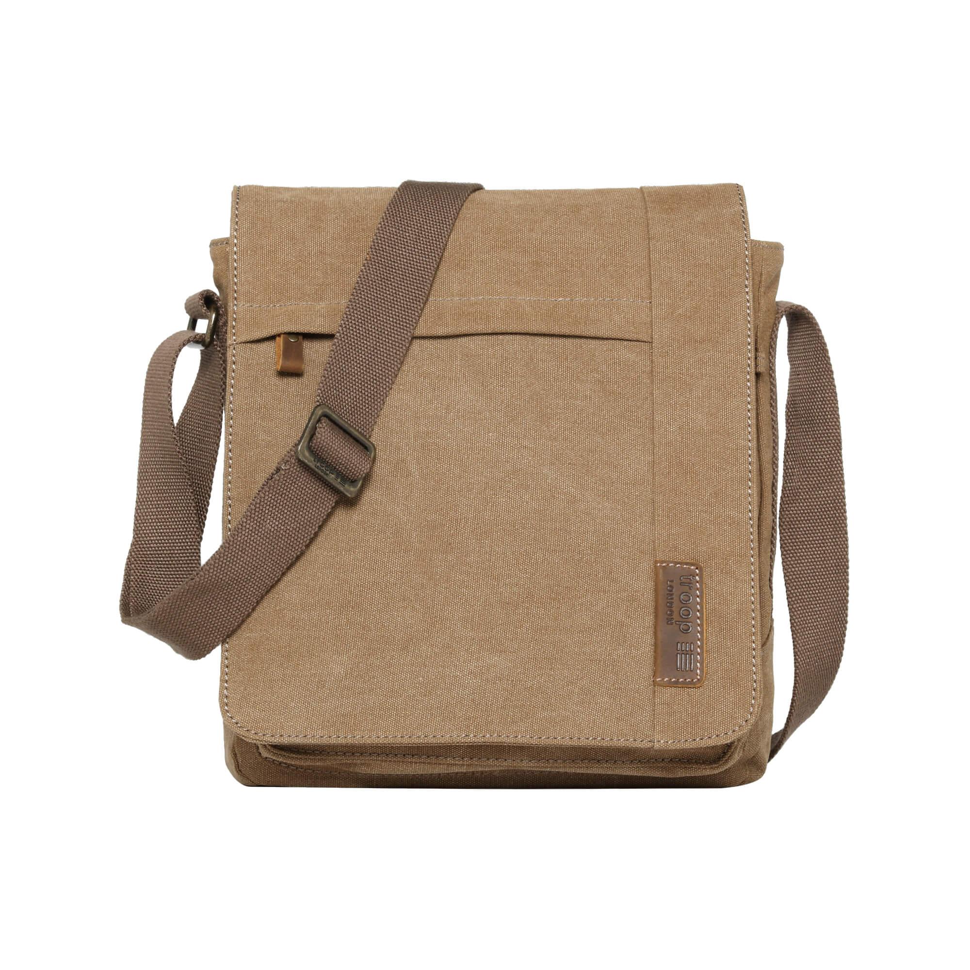 TRP0219 Troop London Classic Canvas Across Body Bag - mezetto
