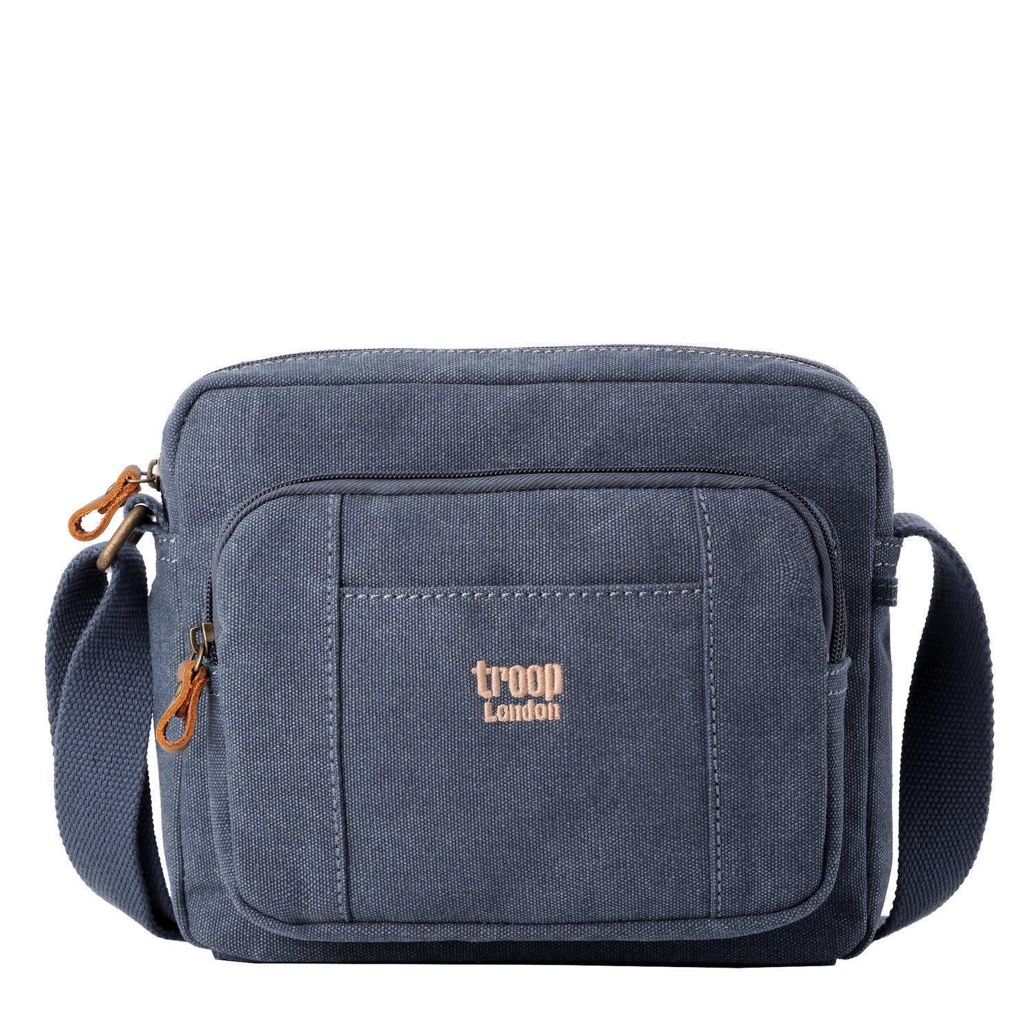 TRP0235 Troop London Classic Canvas Across Body Bag - mezetto