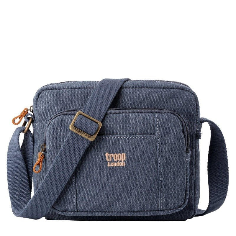 TRP0235 Troop London Classic Canvas Across Body Bag - mezetto
