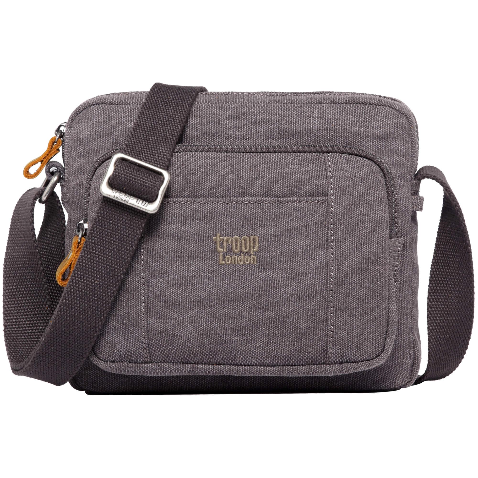 TRP0235 Troop London Classic Canvas Across Body Bag - mezetto
