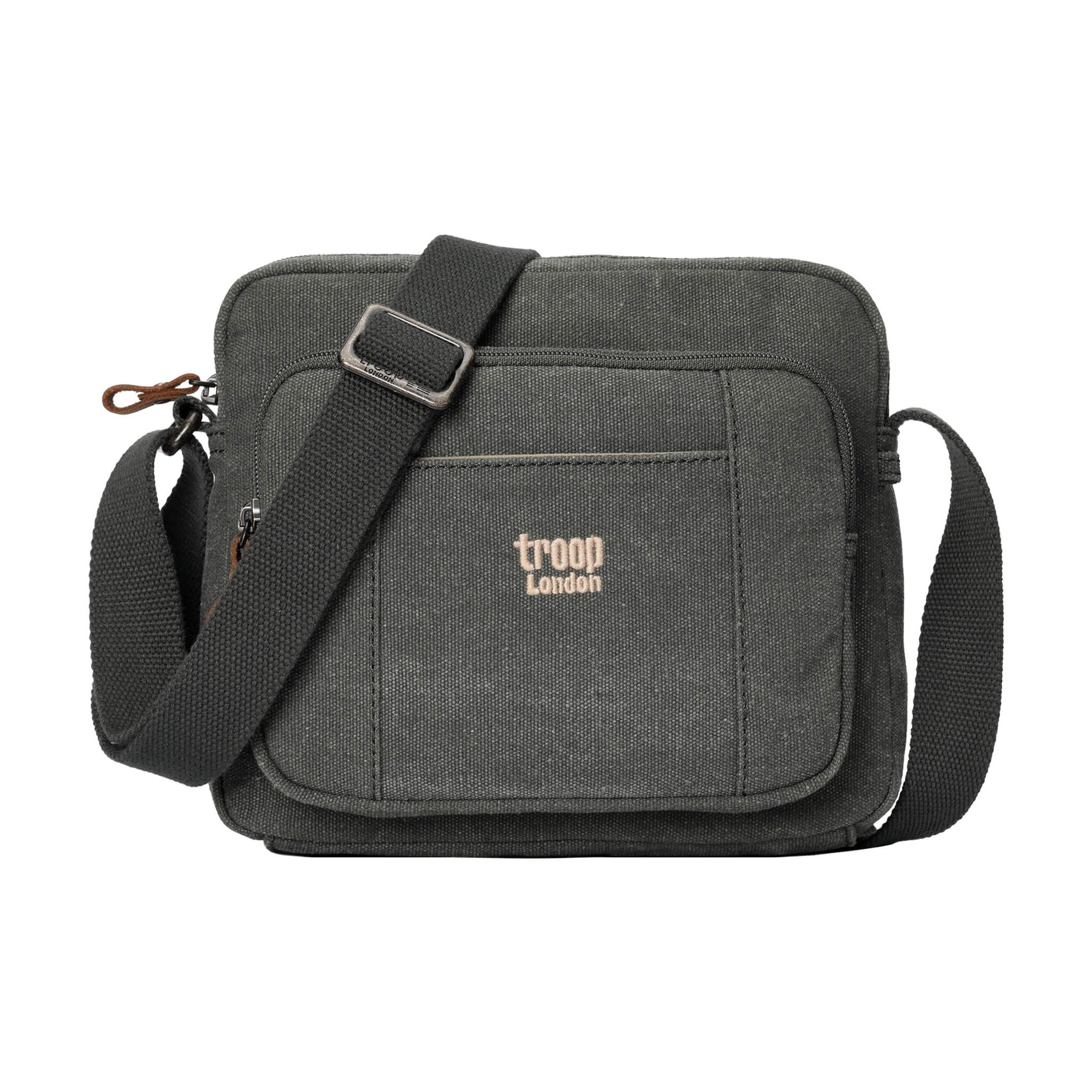 TRP0235 Troop London Classic Canvas Across Body Bag - mezetto