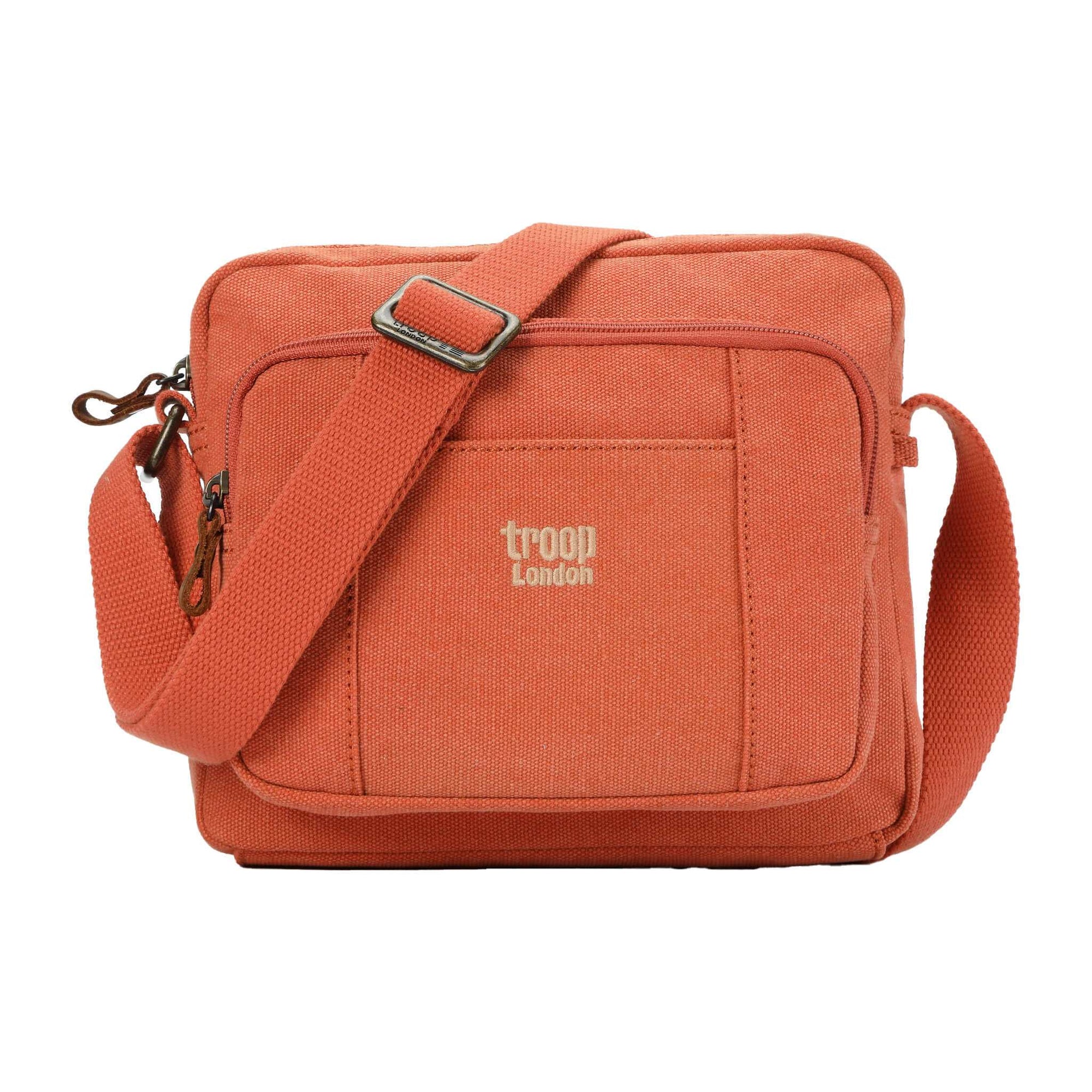TRP0235 Troop London Classic Canvas Across Body Bag - mezetto