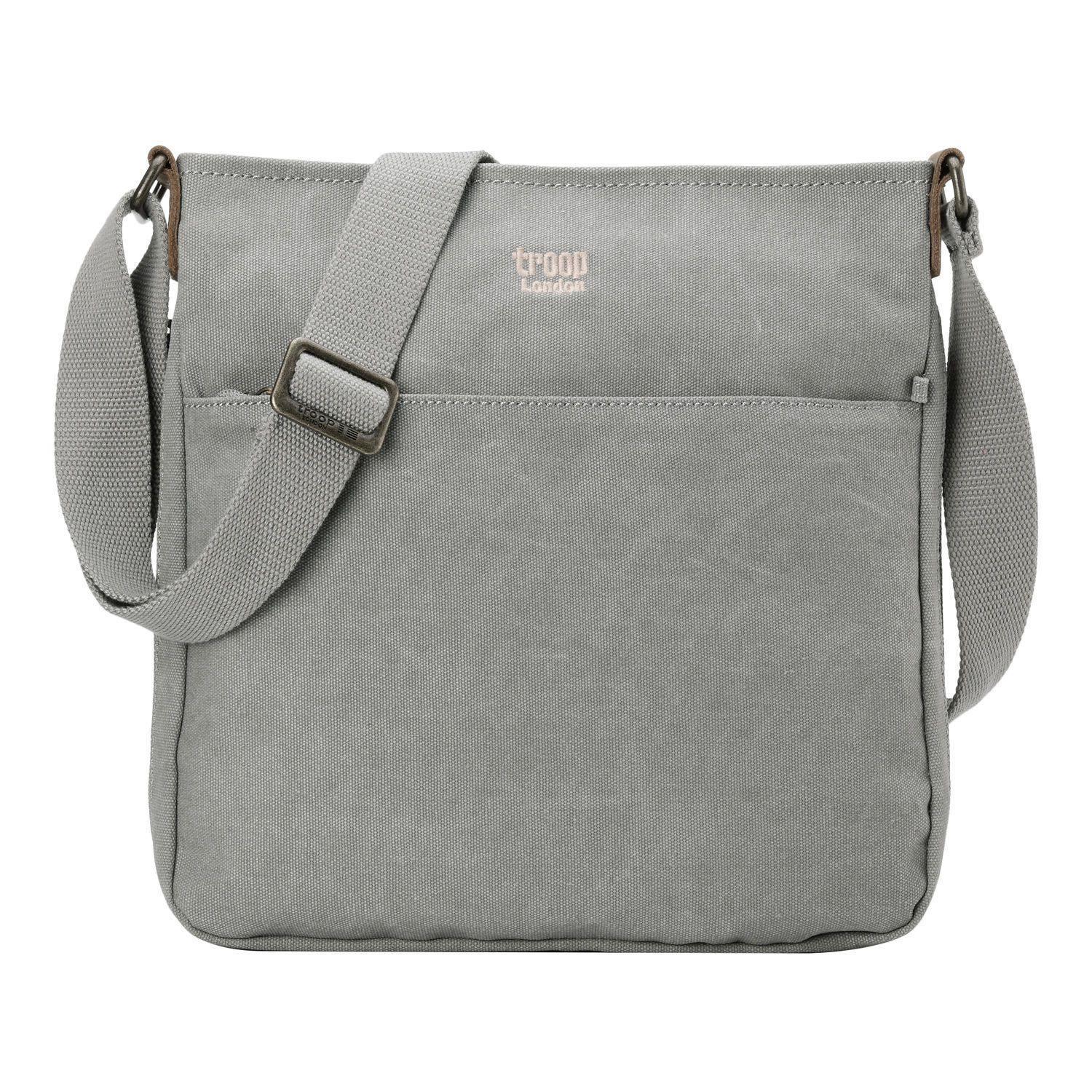 TRP0236 Troop London Classic Canvas Across Body Bag - mezetto